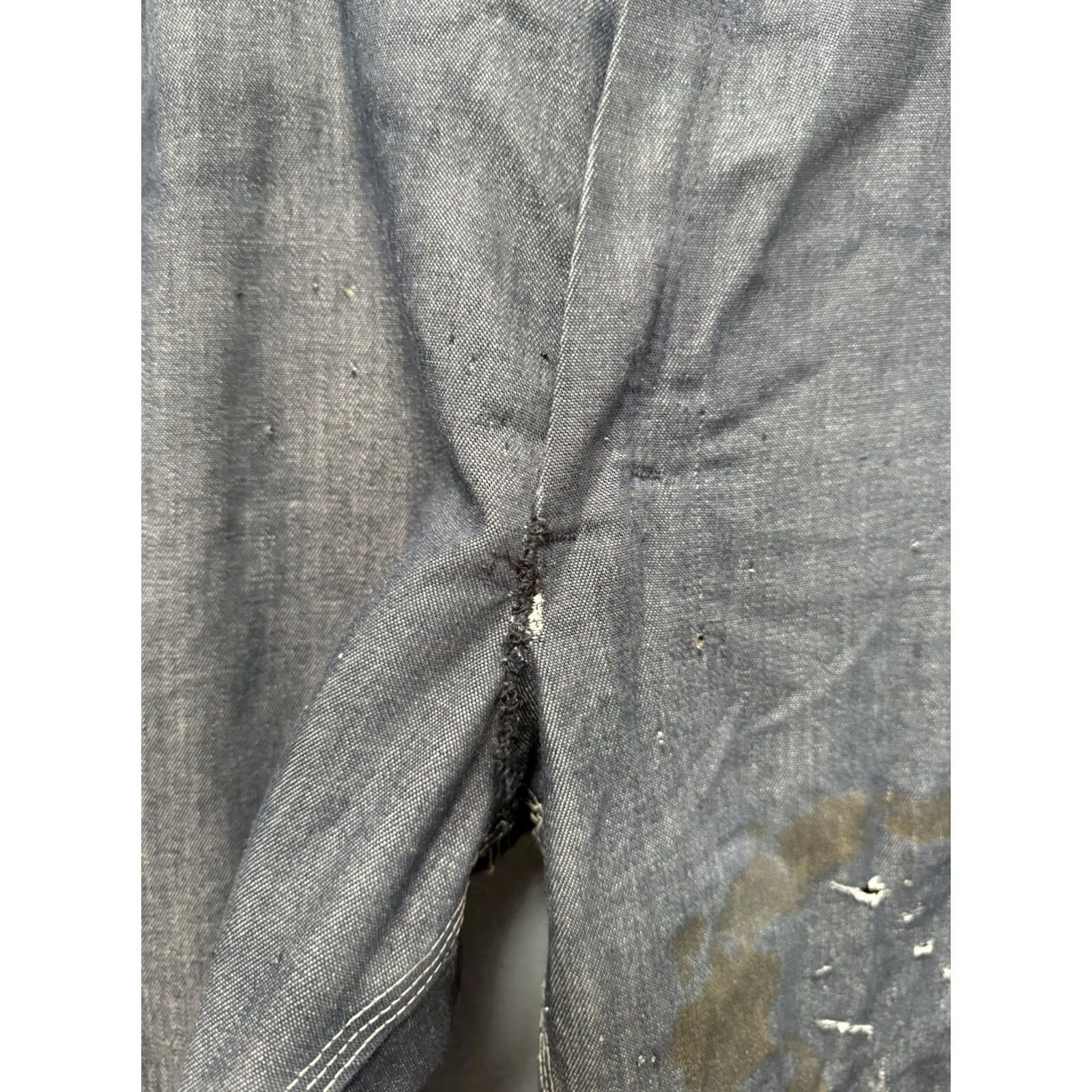 Vintage VINTAGE Toughskins Sanforized Blue Cotton Men’s Carpenter Pants Sz 32 Denim 1960s 32/30 Mens Regular 29in Inseam Size US 32 / EU 48 - 6 Thumbnail