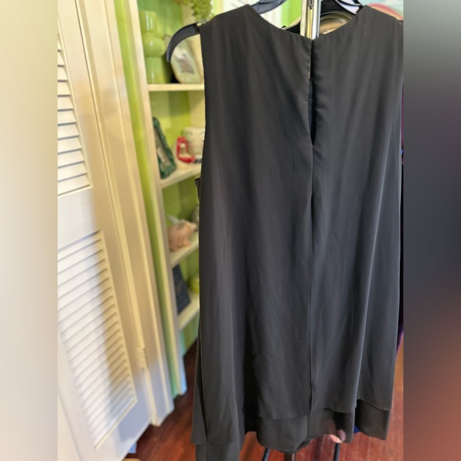 Other SLNY Black Sleeveless Embellished Dress with Pearls Size XL / US 12-14 / IT 48-50 - 5 Thumbnail