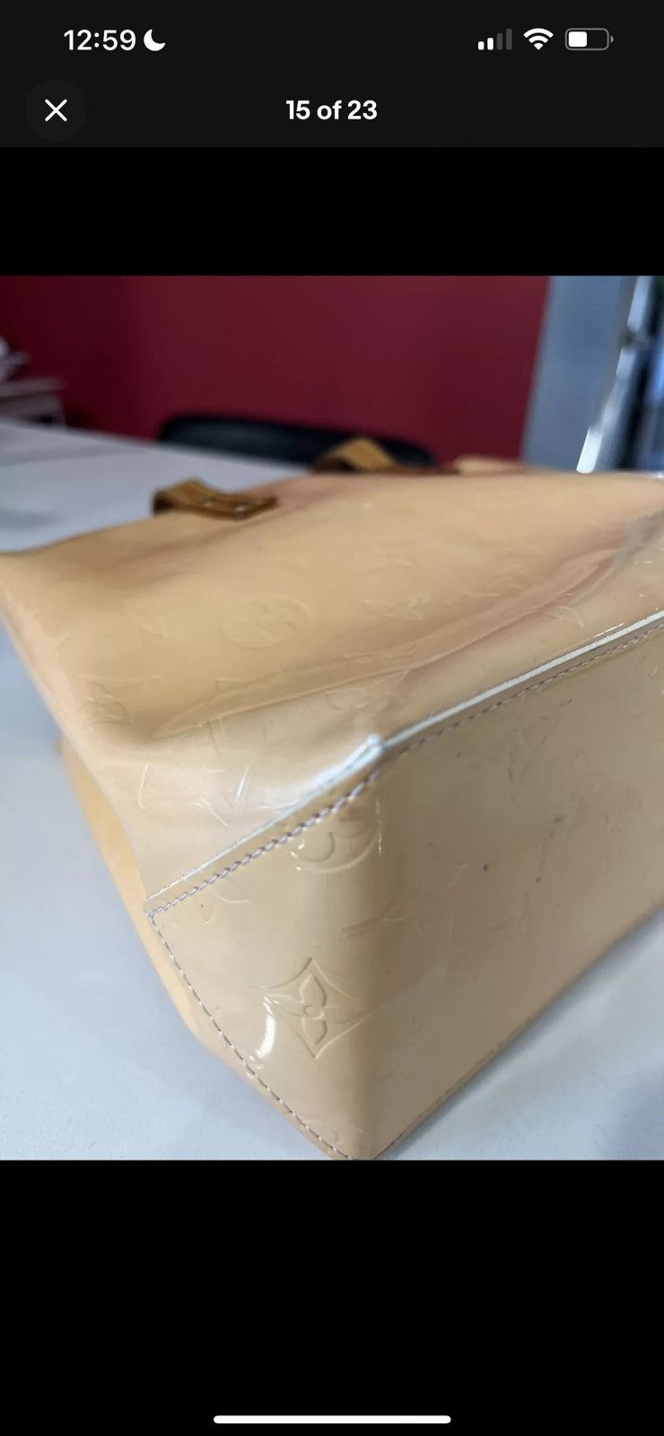 Louis Vuitton Louis Vuitton Vernis Monogram Handbag Yellow Size ONE SIZE - 23 Thumbnail