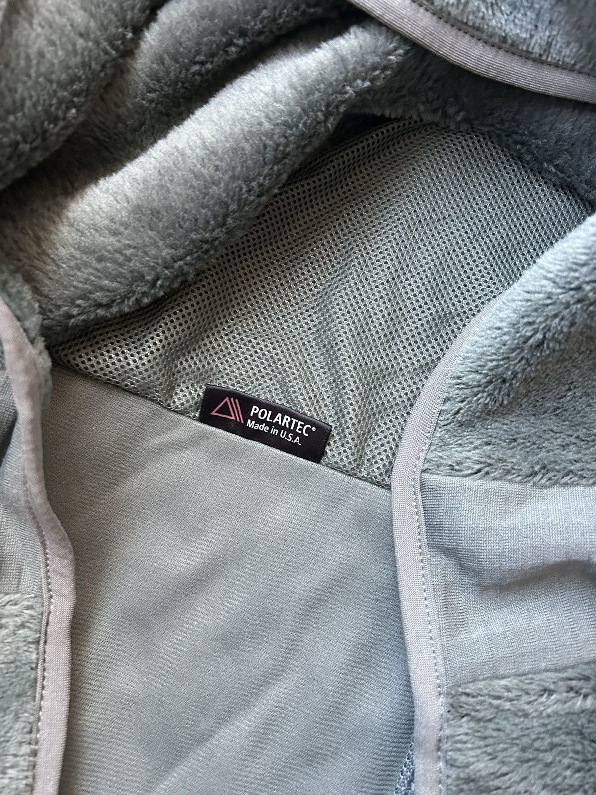 Polartec × Vintage Vintage US Military Grey Polartec Fleece Jacket Size US L / EU 52-54 / 3 - 4 Thumbnail