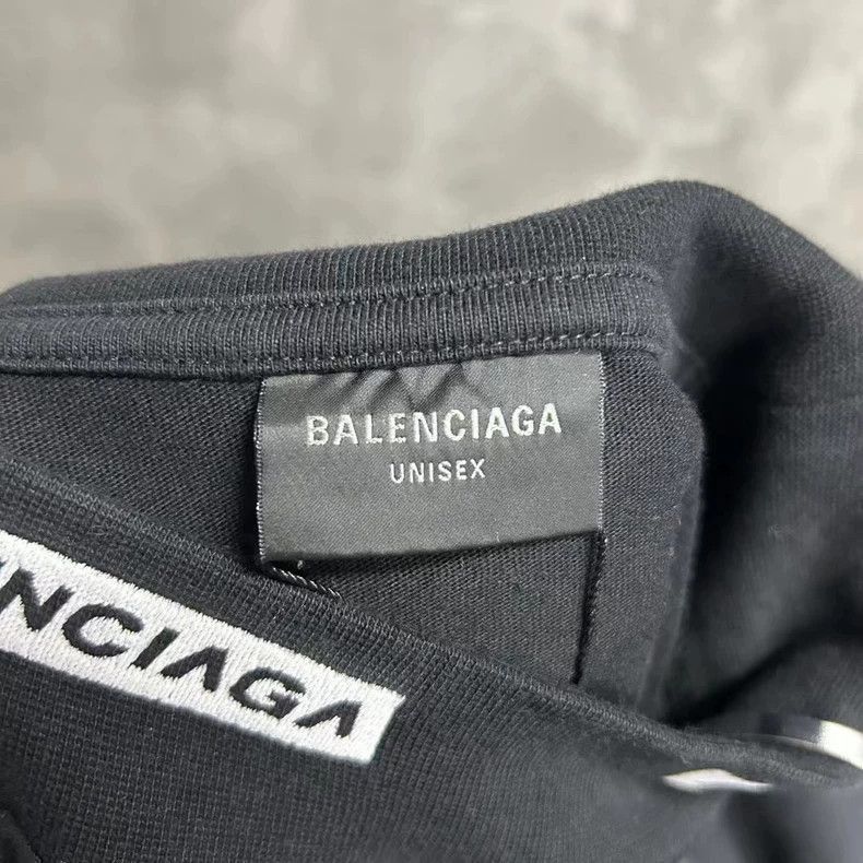 Balenciaga Balenciaga Balenciaga Black Racing Logo Short Sleeve Tee-2 Size US M / EU 48-50 / 2 - 3 Thumbnail