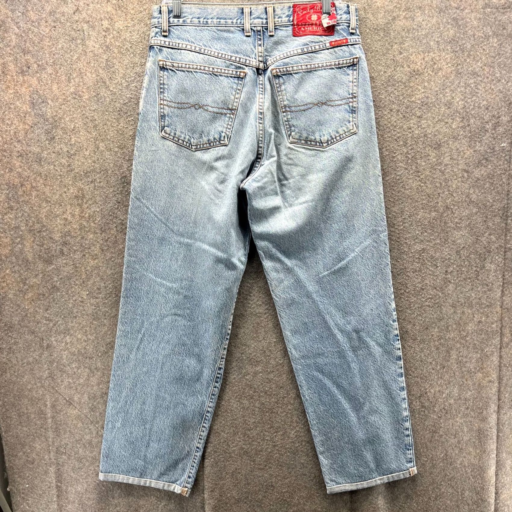 Lucky Brand VINTAGE Lucky Brand Jeans Men 32 Blue Denim Straight 5-Pocket Design Blue Denim Jeans Men 32 Regular Mens Fits Straight Jeans Size US 32 / EU 48 - 2 Thumbnail