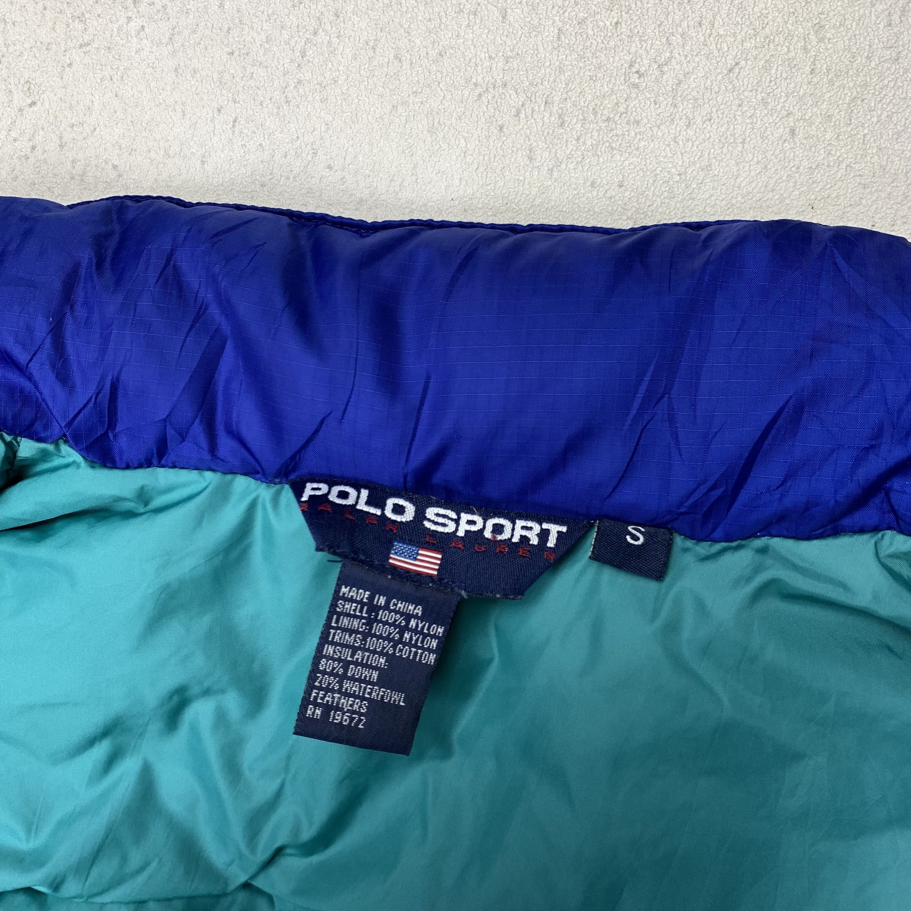 Polo Ralph Lauren Vintage Polo Sport Ralph Lauren Goose Down Jacket Size US S / EU 44-46 / 1 - 8 Thumbnail