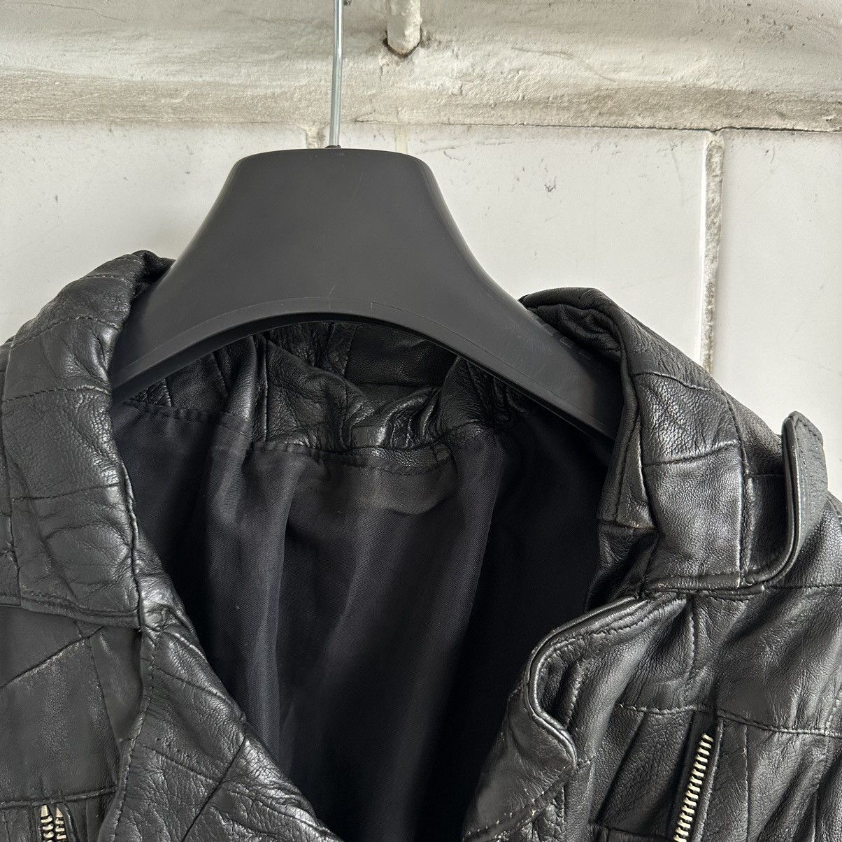 Japanese Brand × Vintage Vintage Japanese Style Moto Leather Jacket Style USA Y2K 90s Size M / US 6-8 / IT 42-44 - 8 Thumbnail