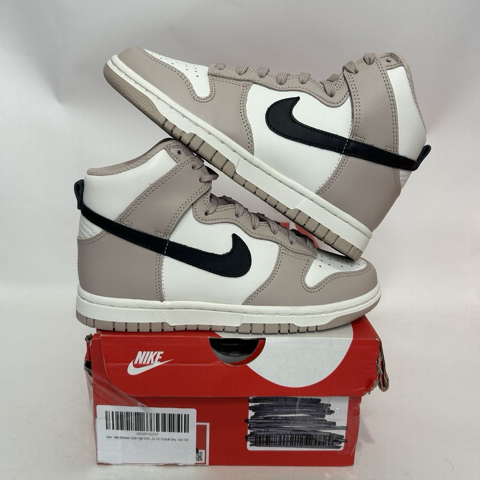 Nike Nike Dunk High WMNS "Fossil Stone Black Sail” DD1869-200 Size US 5.5 / IT 35.5 - 1 Thumbnail