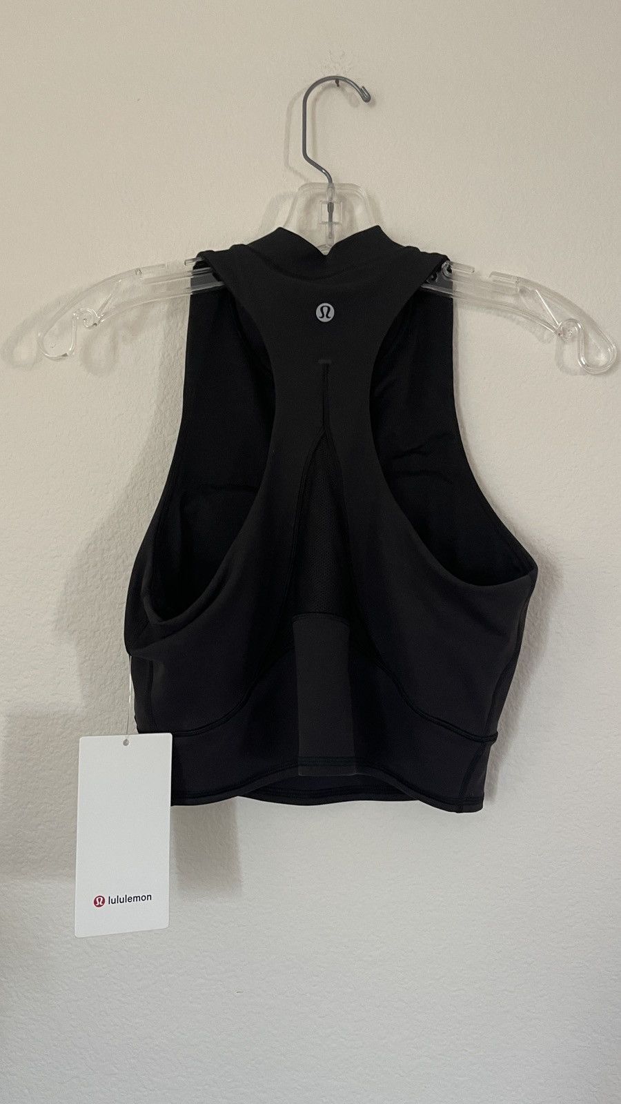 Lululemon Lululemon Evelux and Mesh crop tank 8 new with tag in black Size M / US 6-8 / IT 42-44 - 6 Thumbnail