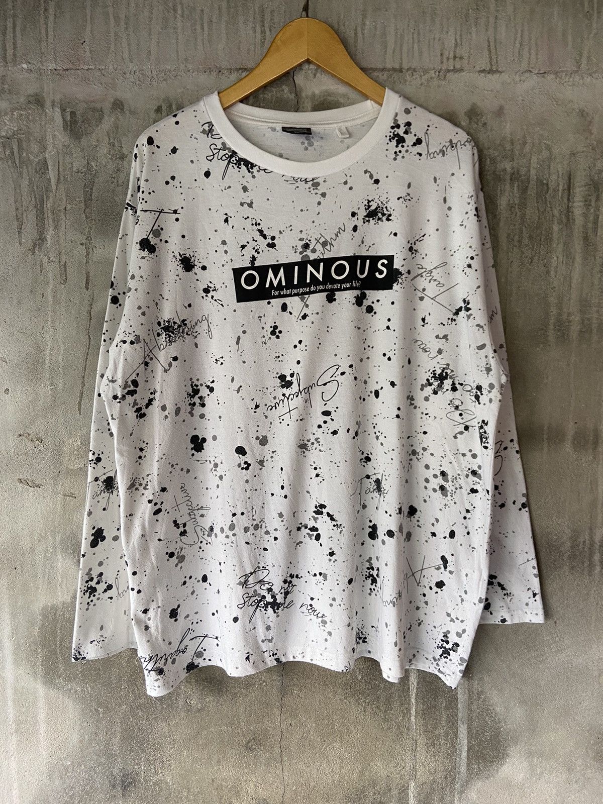 image of Beauty Beast x If Six Was Nine Beaumere Ominous Art Long Sleeve in White, Men's (Size XL)