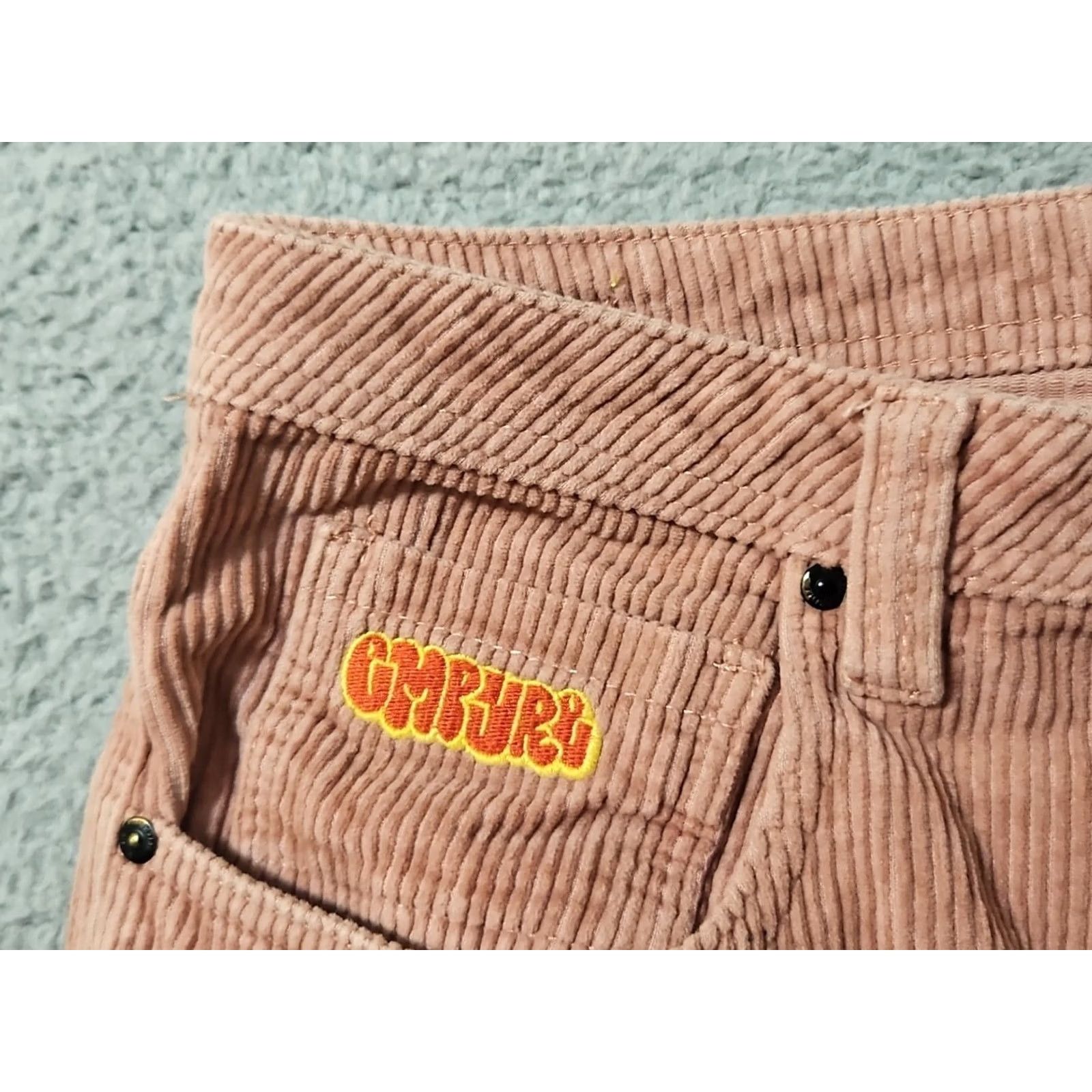 Empyre Empyre Pants Men's 32x29 Pink Corduroy Relax Baggy Straight Skater 90s Y2K Retro Size US 32 / EU 48 - 5 Thumbnail