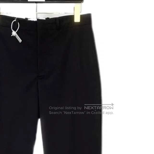 Loewe Loewe Black wool casual straight leg suit trousers Size 32" / US 10 / IT 46 - 3 Thumbnail