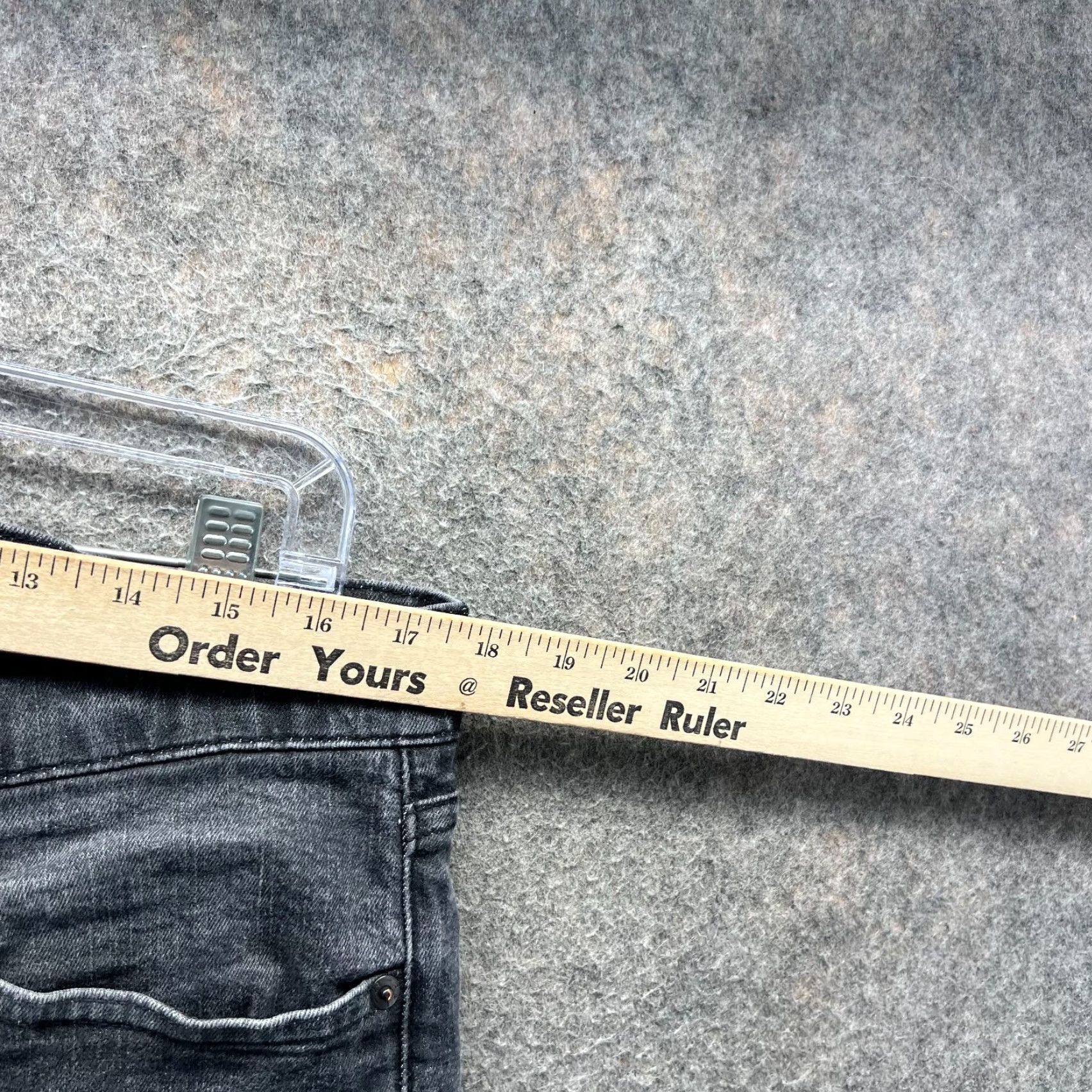 Polo Ralph Lauren Polo Ralph Lauren Jeans Men 36 Black Gray Straight Denim Pants VTG 5-Pocket Design Size US M / EU 48-50 / 2 - 3 Thumbnail