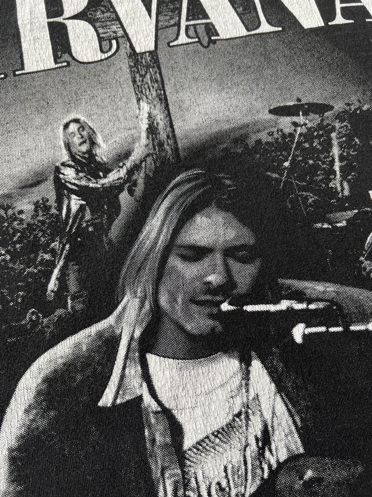 Band Tees Vintage 90s Nirvana Kurt Cobain MTV Unplugged Boot Size US L / EU 52-54 / 3 - 17 Thumbnail