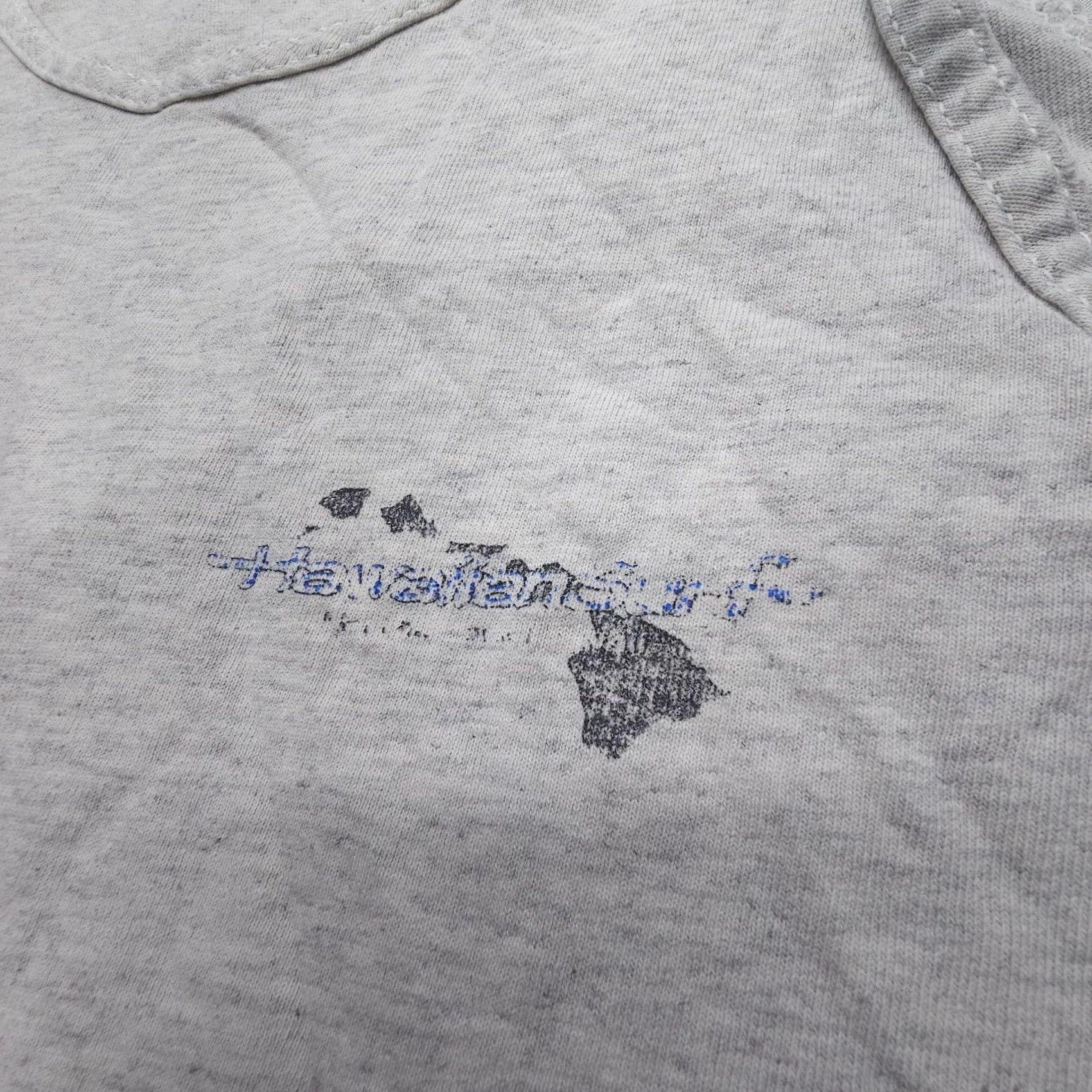 Vintage VTG Hawaiian Surf North Shore Hawaii Tank Top Mens S Distressed Pipeline Graphic Print Coastline Logo Lightweight Cotton Knit Shirt Size US S / EU 44-46 / 1 - 4 Thumbnail