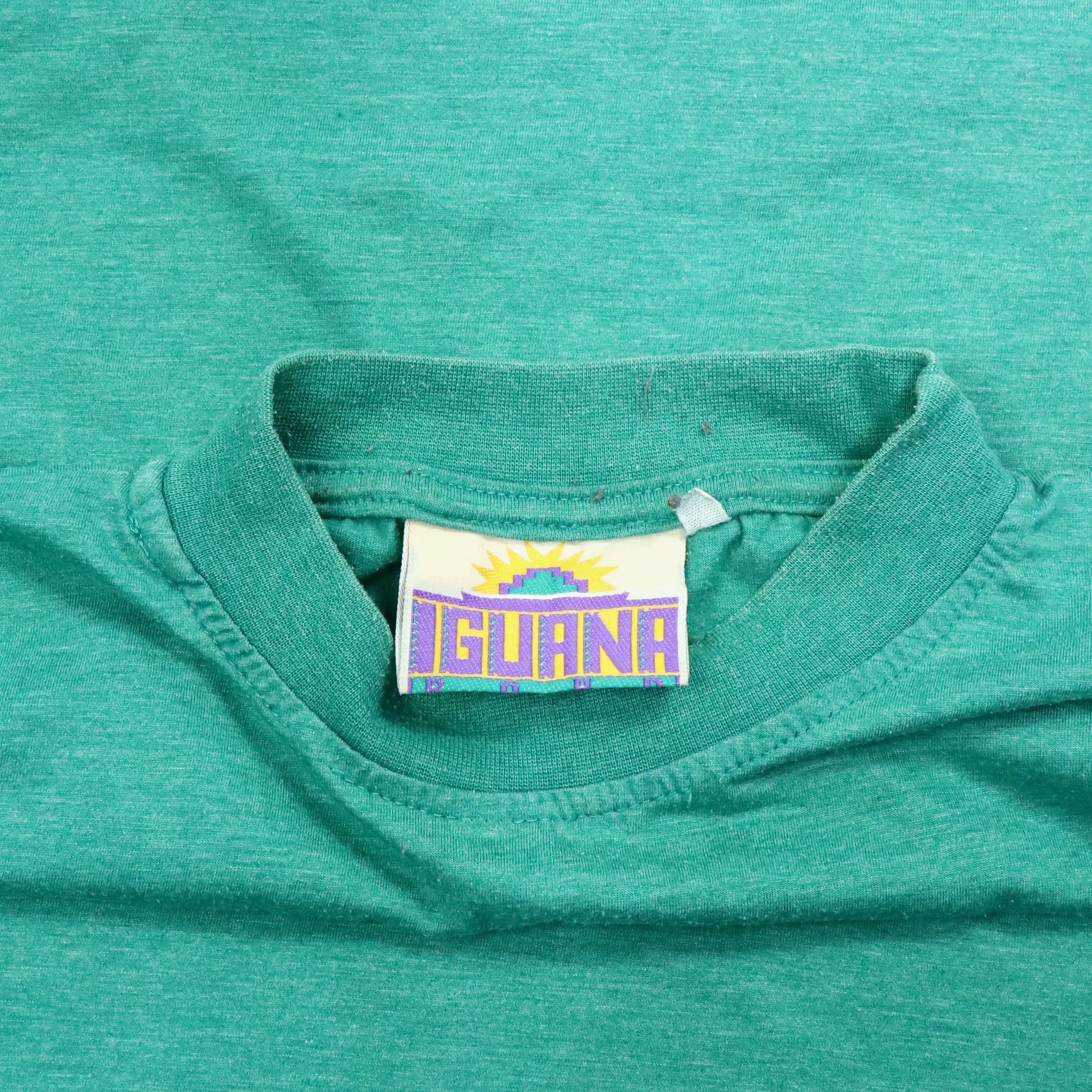 Vintage vintage 1993 Iguana Sport Barcelona Tshirt Size US XL / EU 56 / 4 - 2 Thumbnail
