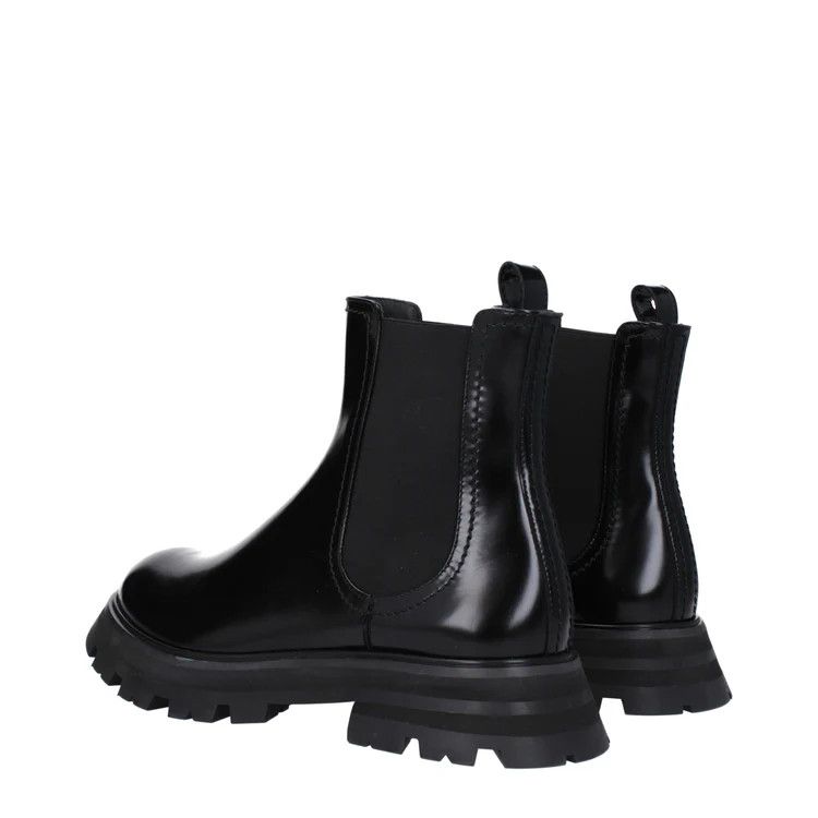 Alexander McQueen o1y0225 Ankle Boots in Black Size US 7 / IT 37 - 4 Thumbnail