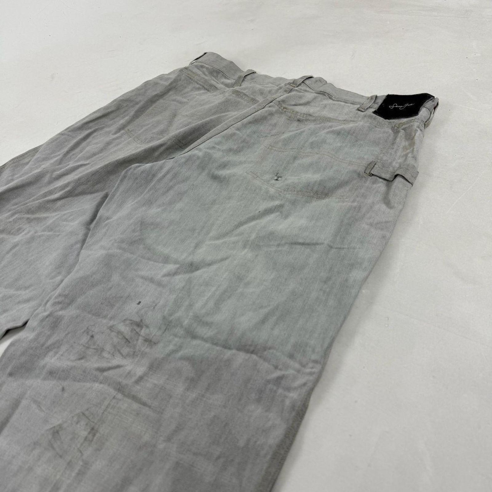 JNCO × Sean John × Vintage Vintage y2k grey grunge baggy wide leg archive skater jeans Size US 38 / EU 54 - 2 Thumbnail