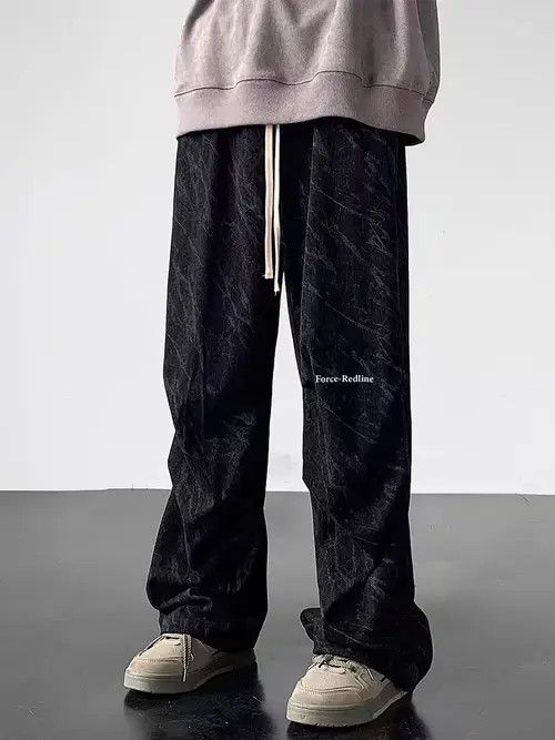 Japanese Brand Mizuho x Rena Black High Street Vintage Loose Casual Pants Size US 31 - 7 Thumbnail