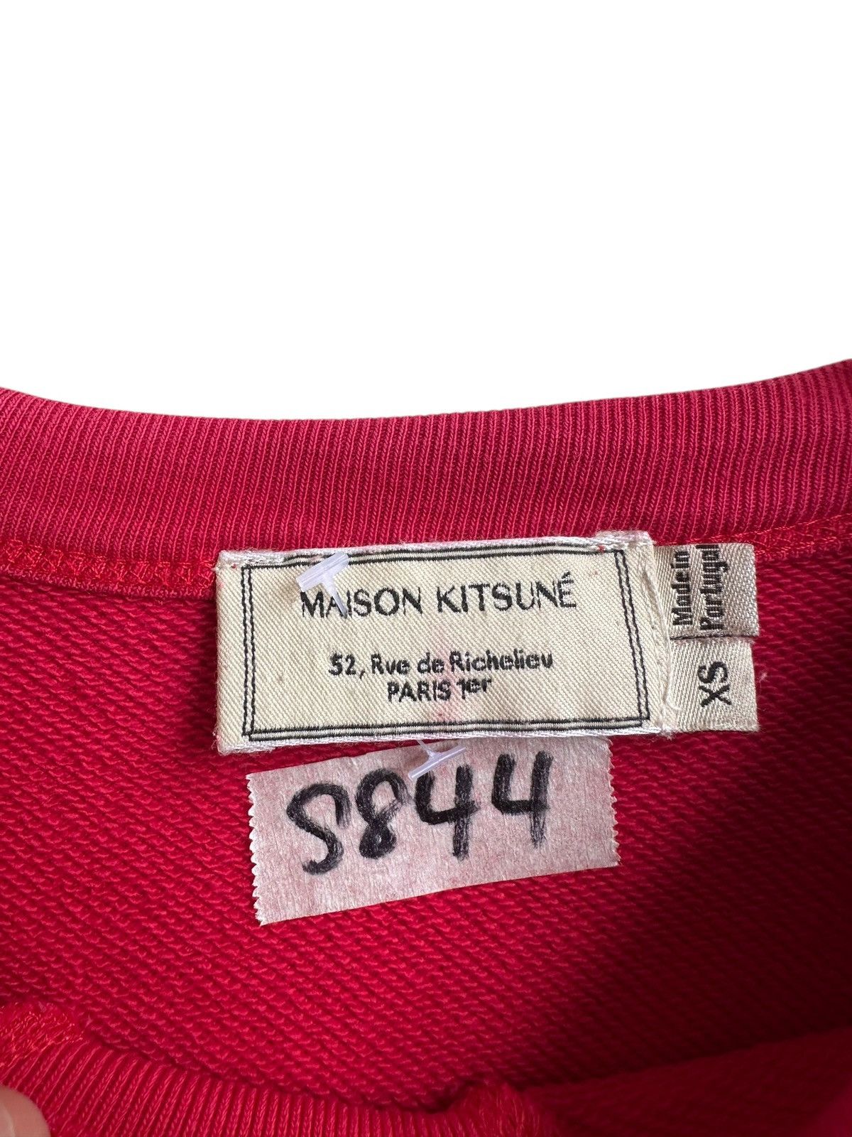 Maison Kitsune Maison Kitsune Parisien Spellout Sweatshirt Size XS fit S/M Size US S / EU 44-46 / 1 - 5 Thumbnail