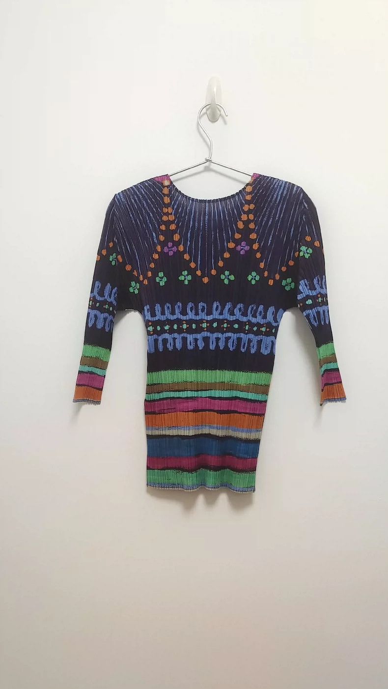 Issey Miyake Issey Miyake size:4 A vintage rainbow firework three-quart Size M / US 6-8 / IT 42-44 - 2 Thumbnail