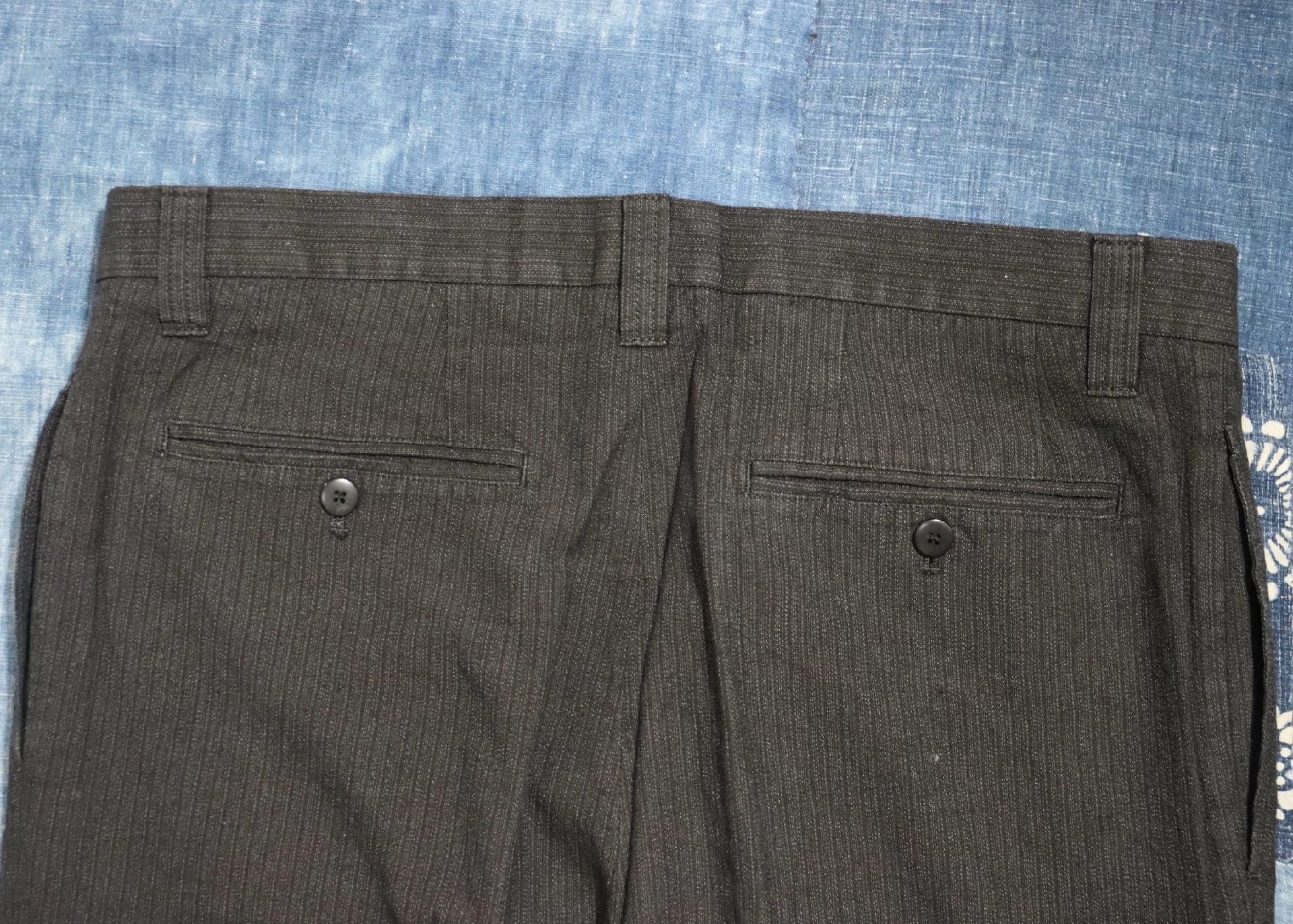 Visvim Visvim 23aw Mccloud Slacks Wool Santome Stripe Charcoal 3 Size US 41 - 6 Thumbnail