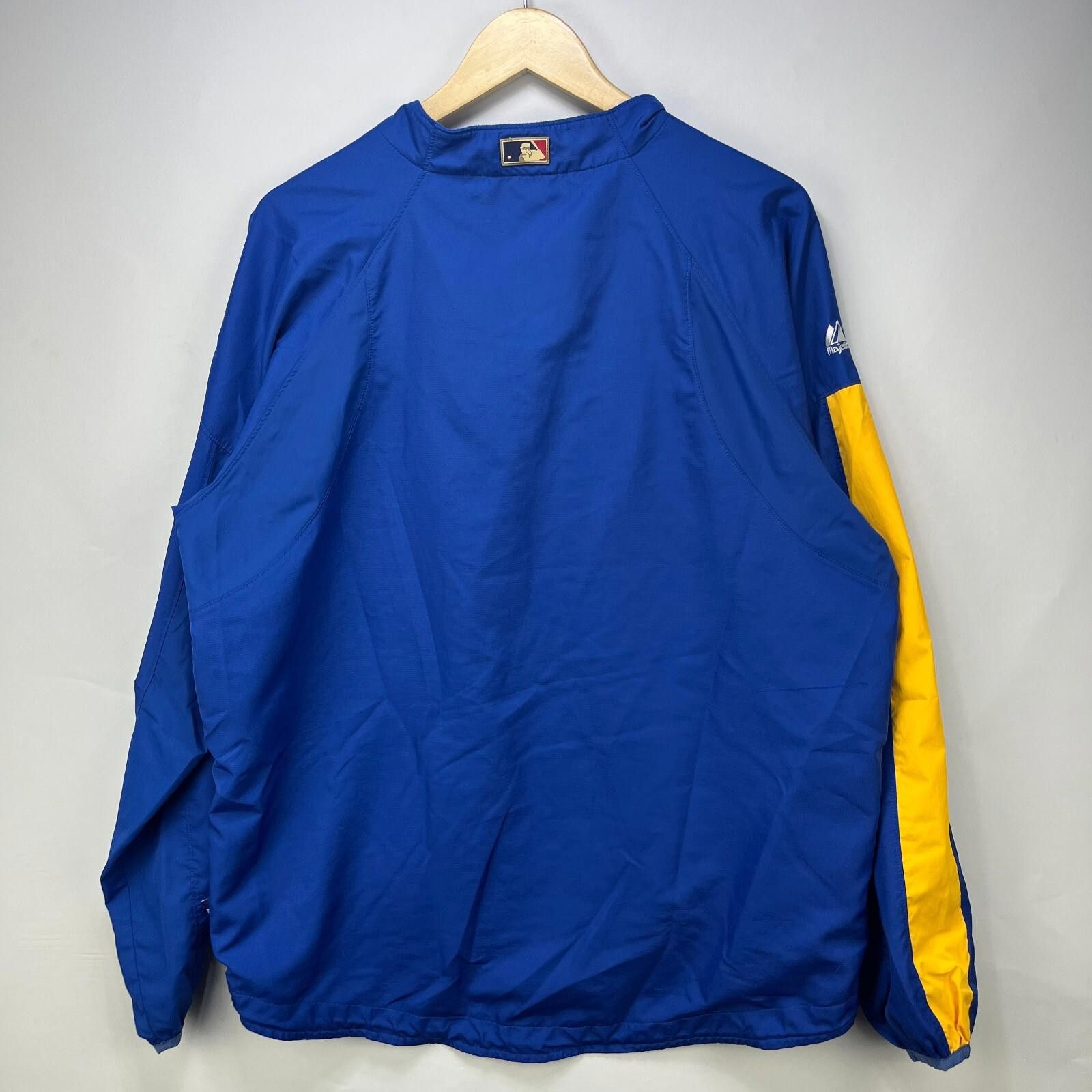 Majestic Vintage Majestic Milwaukee Brewers Windbreaker Jacket Medium Size US M / EU 48-50 / 2 - 11 Thumbnail