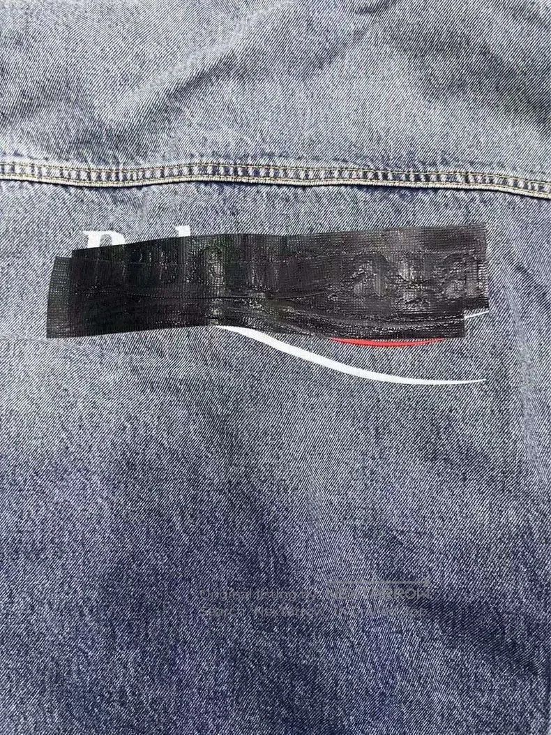 Balenciaga Balenciaga Washed Denim Jacket. Size US M / EU 48-50 / 2 - 3 Thumbnail