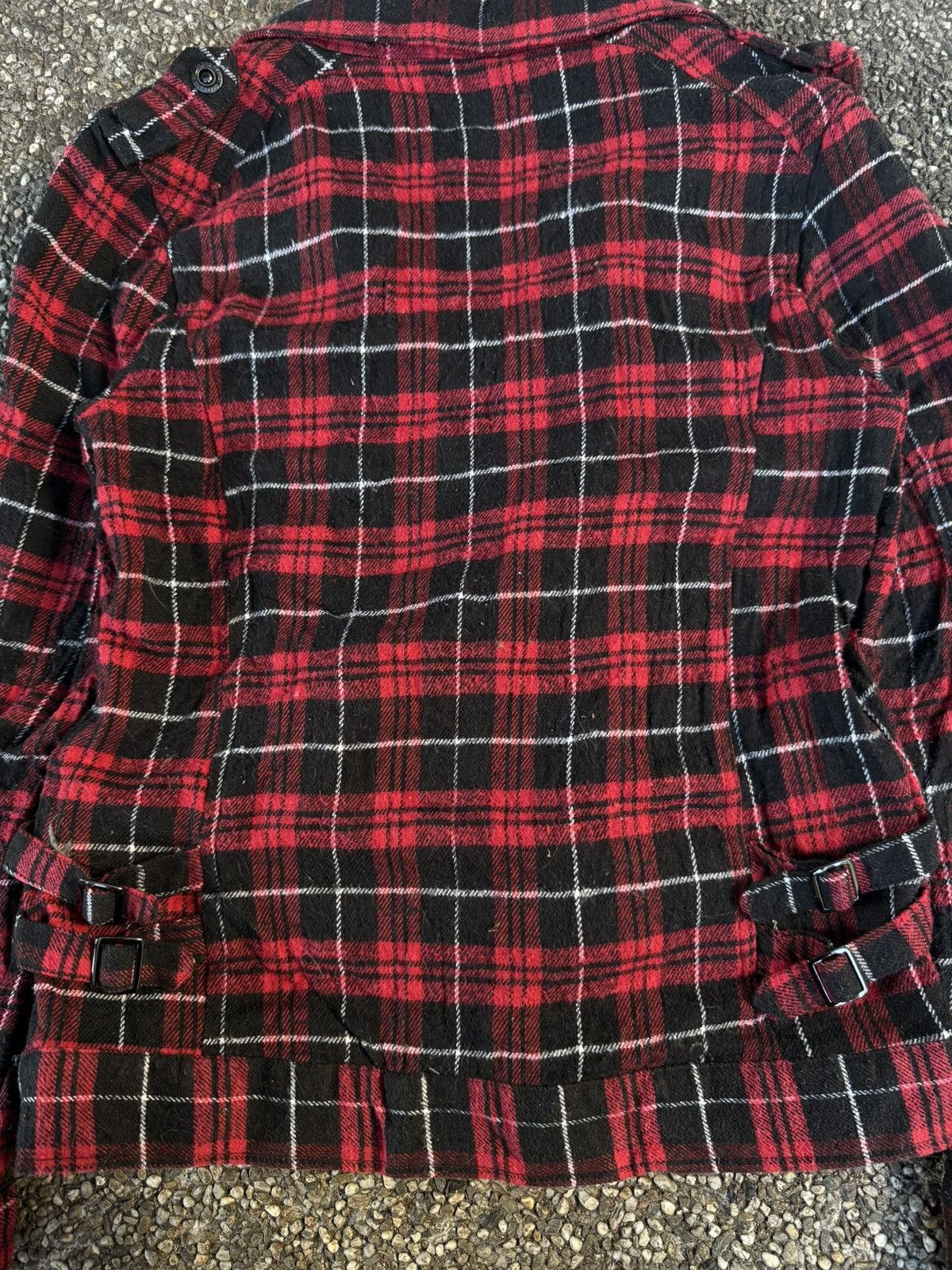 In The Attic In the Attic Tartan Punk Biker Jacket Size M / US 6-8 / IT 42-44 - 2 Thumbnail
