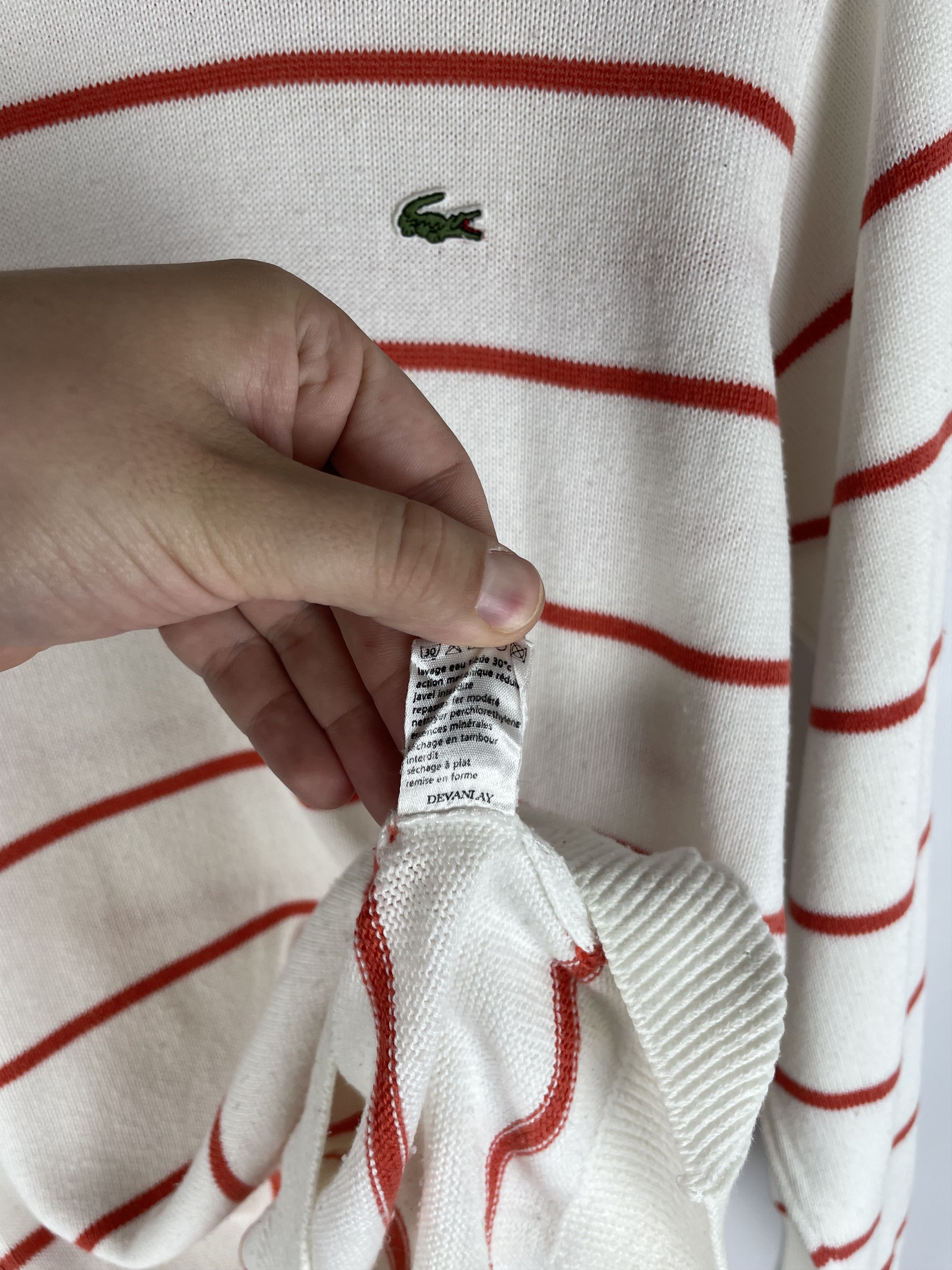 Lacoste Lacoste Vintage Check Knit Sweater Size US L / EU 52-54 / 3 - 7 Thumbnail