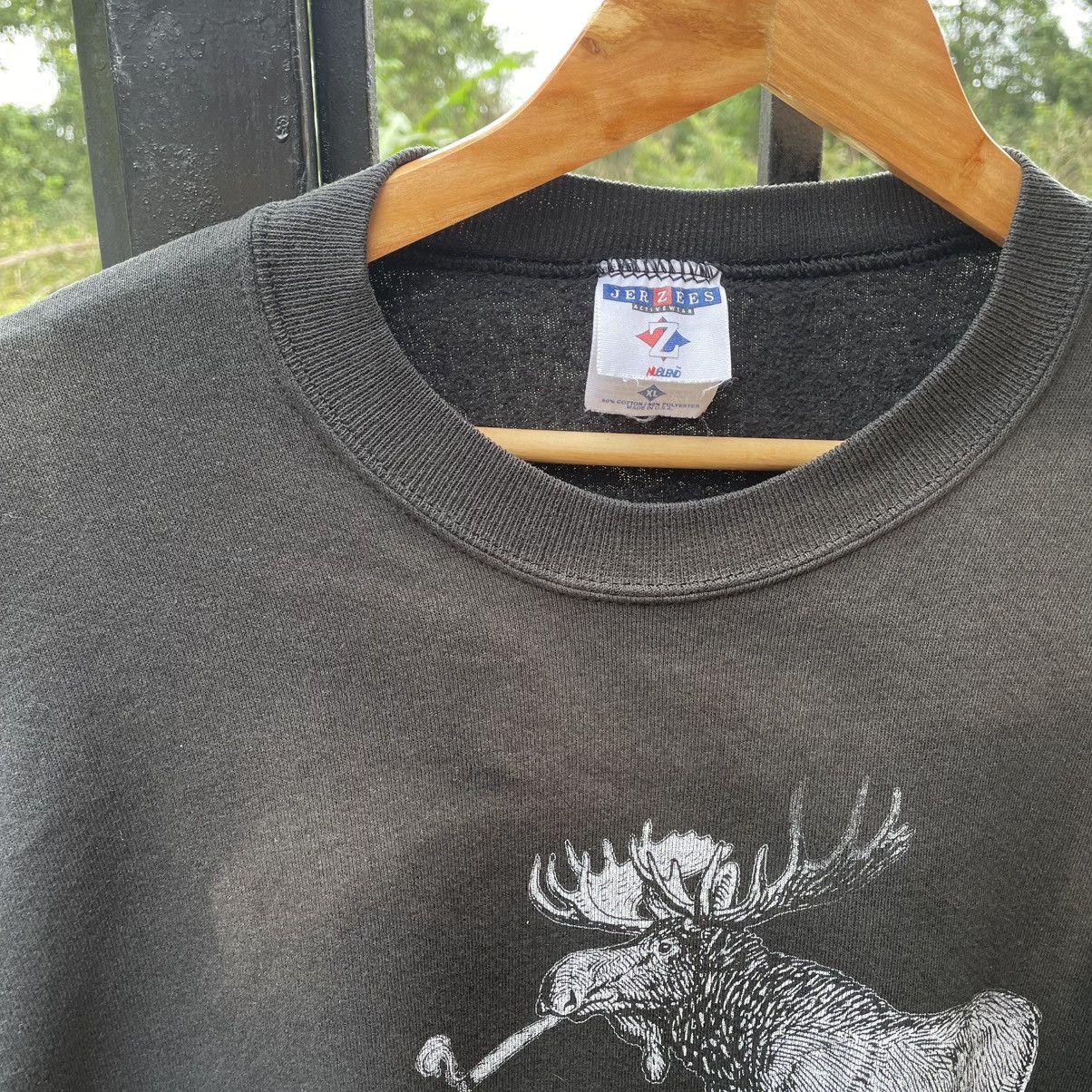 Habitat 🔥Vintage Jerzees Retro Animal Deer Mouse Jumper Sweatshirts Size US M / EU 48-50 / 2 - 11 Thumbnail