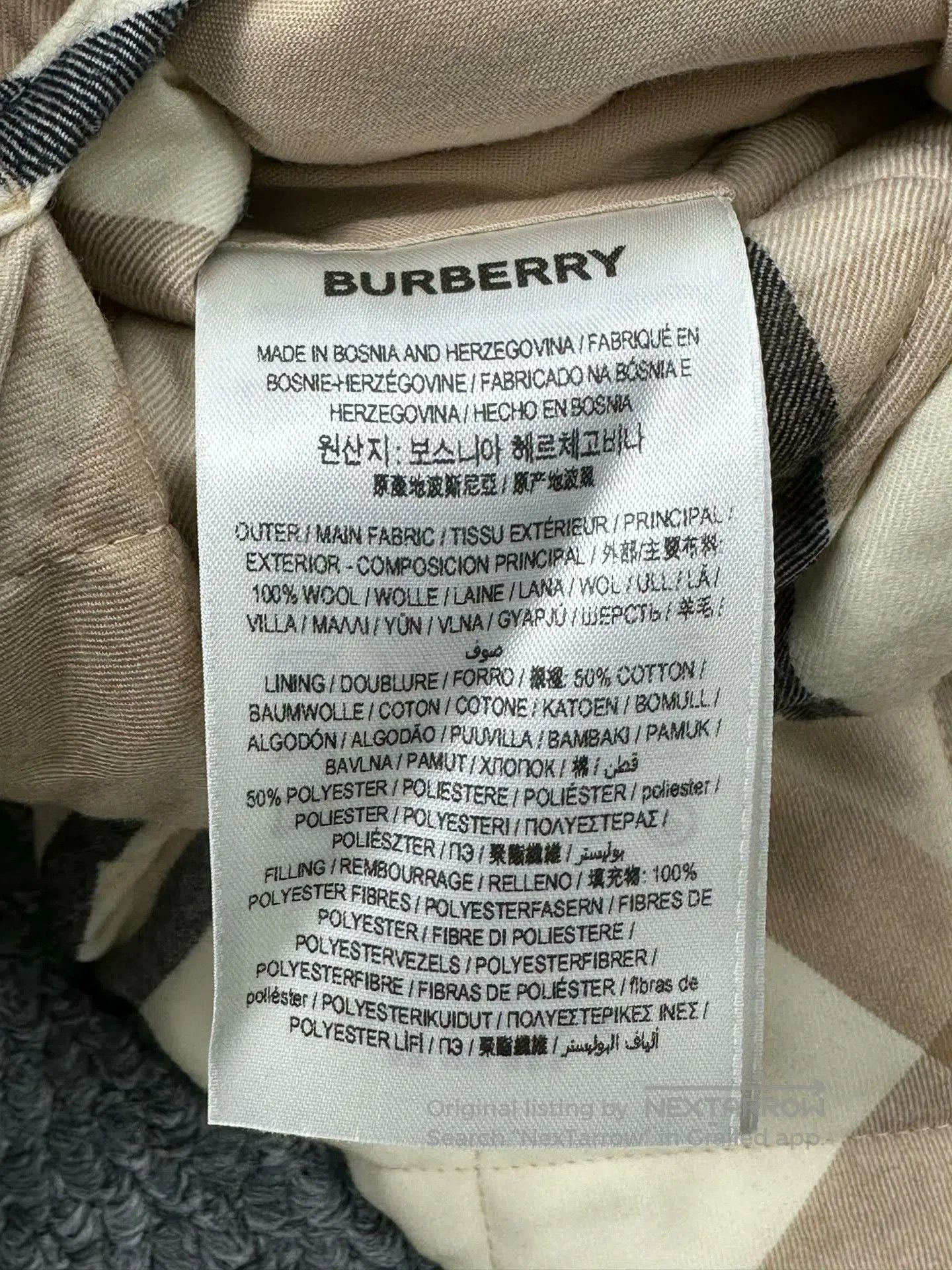 Burberry Burberry Beige diamond quilted cotton coat jacket| Size S / US 4 / IT 40 - 5 Thumbnail