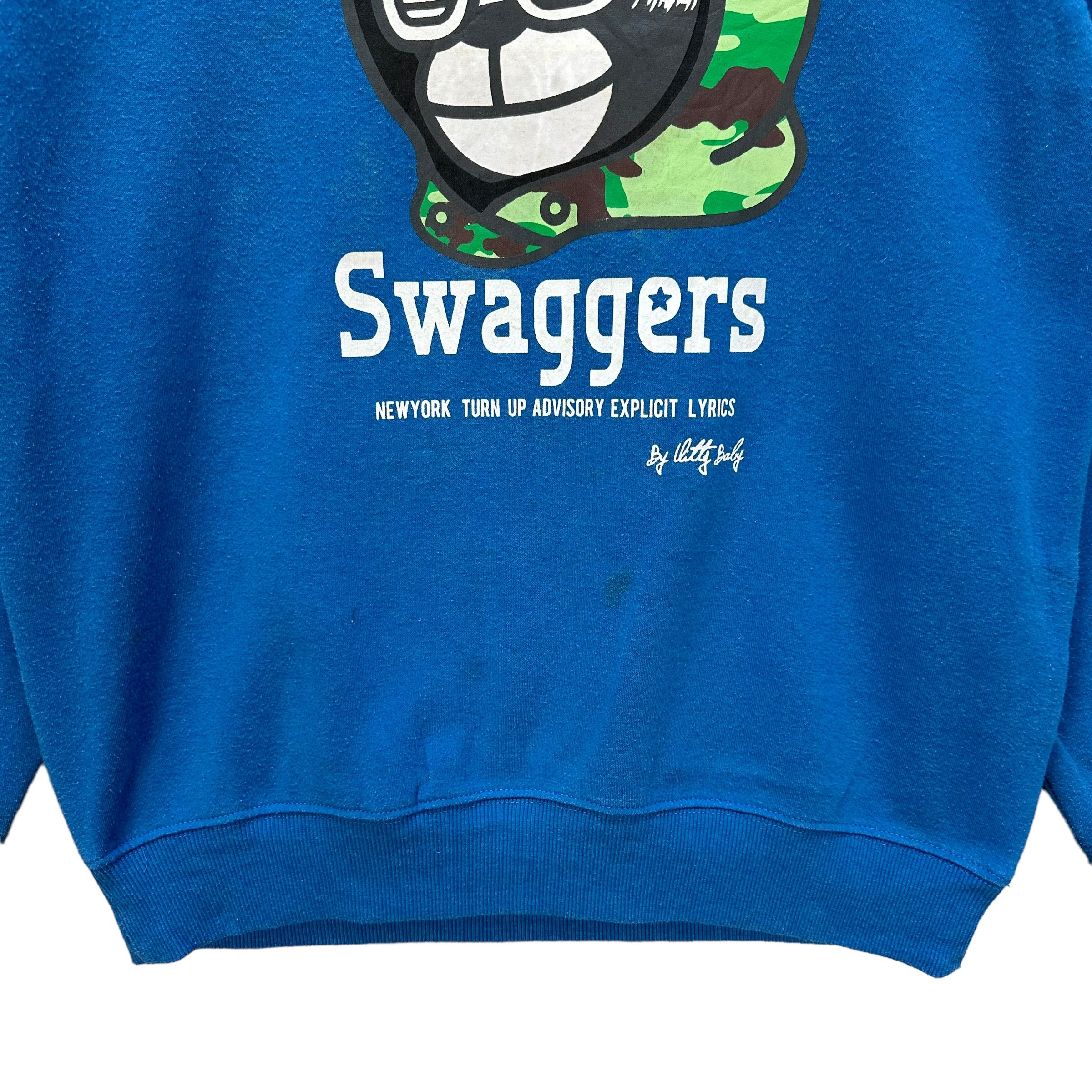 Japanese Brand UITTG BABY APE SWAGGER GRAPHIC PRINT SWEATSHIRTS #9088-56 Size US L / EU 52-54 / 3 - 4 Thumbnail