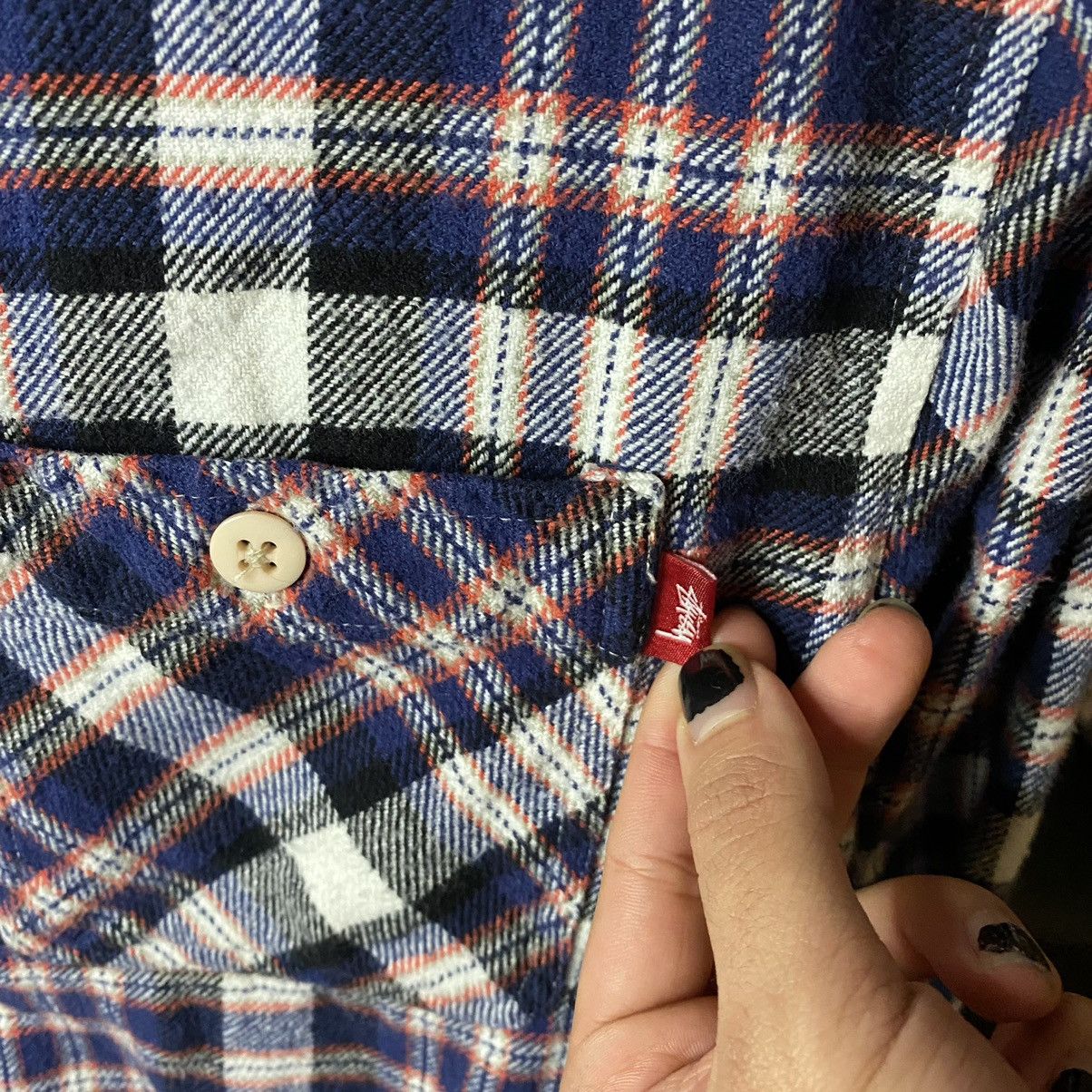 Stussy × Vintage STUSSY PLAID FLANNEL Size US S / EU 44-46 / 1 - 4 Thumbnail