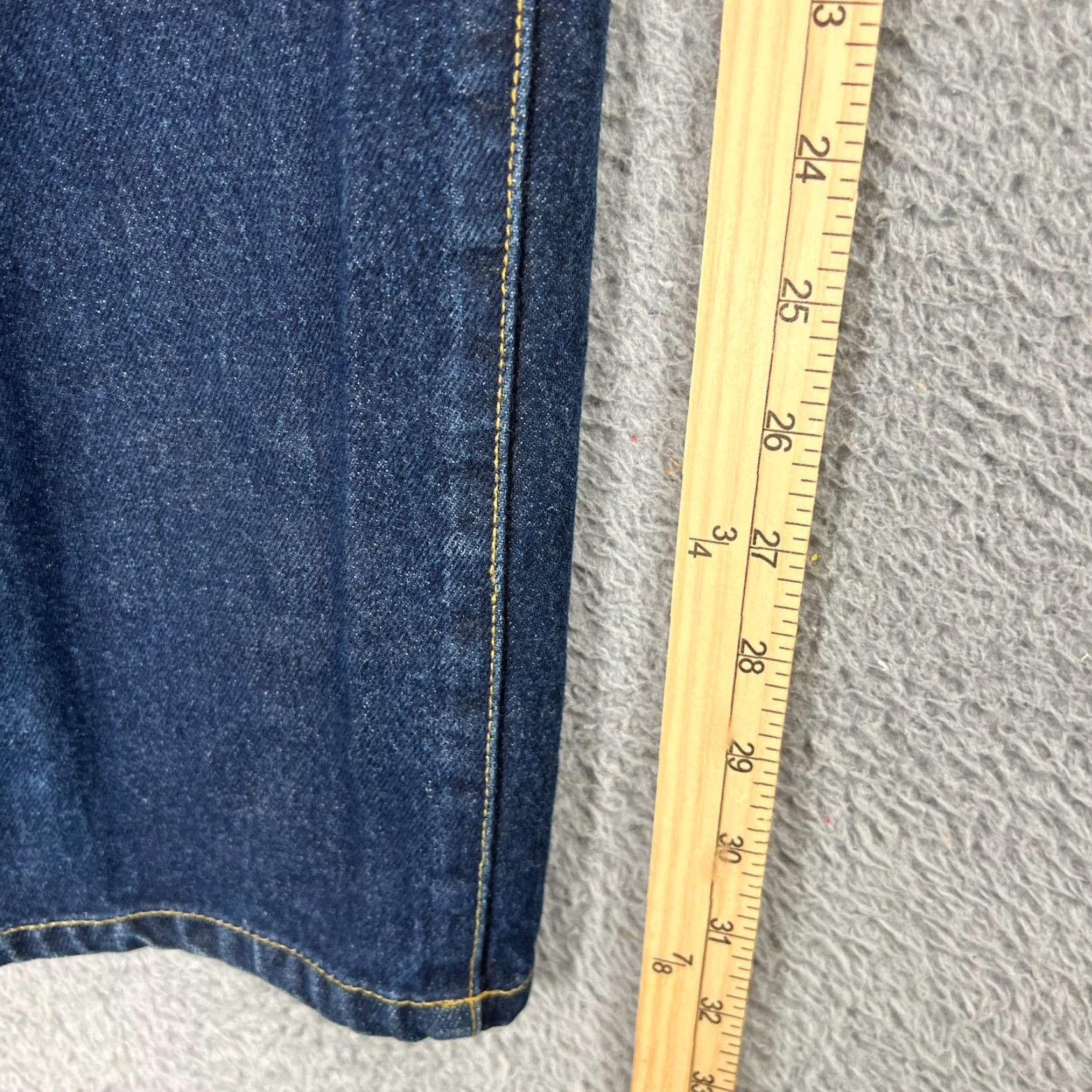 Vintage VINTAGE Mecca Jeans Mens 42x32 High Rise Denim 5-Pocket Baggy Hip Hop Style Size US 42 / EU 58 - 3 Thumbnail