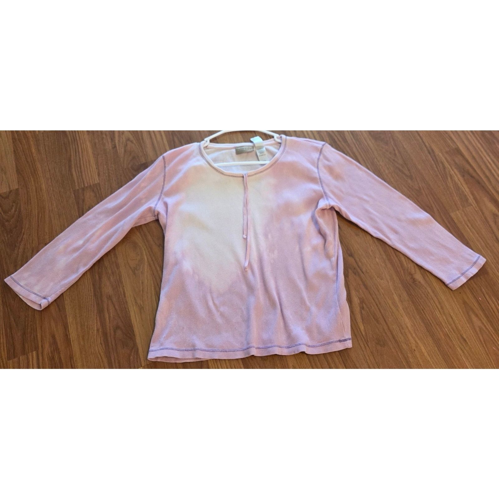 Liz Claiborne Liz Claiborne Lizwear Pink Long Sleeve Blouse - Medium Size M / US 6-8 / IT 42-44 - 6 Thumbnail