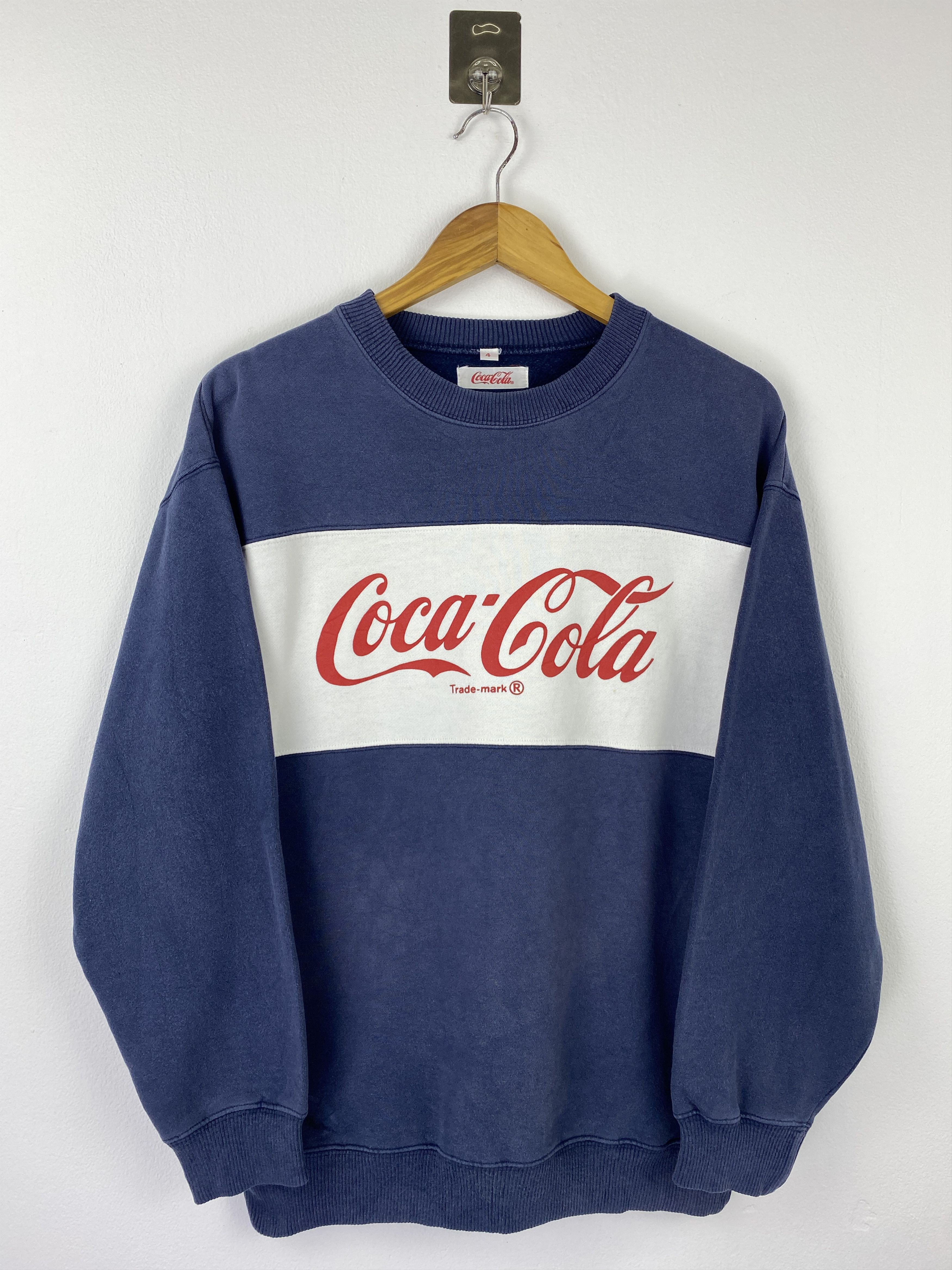 Coca Cola Vintage Coca Cola Spell Out Crewneck Sweatshirt SH0436 Size US XL / EU 56 / 4 - 1 Thumbnail