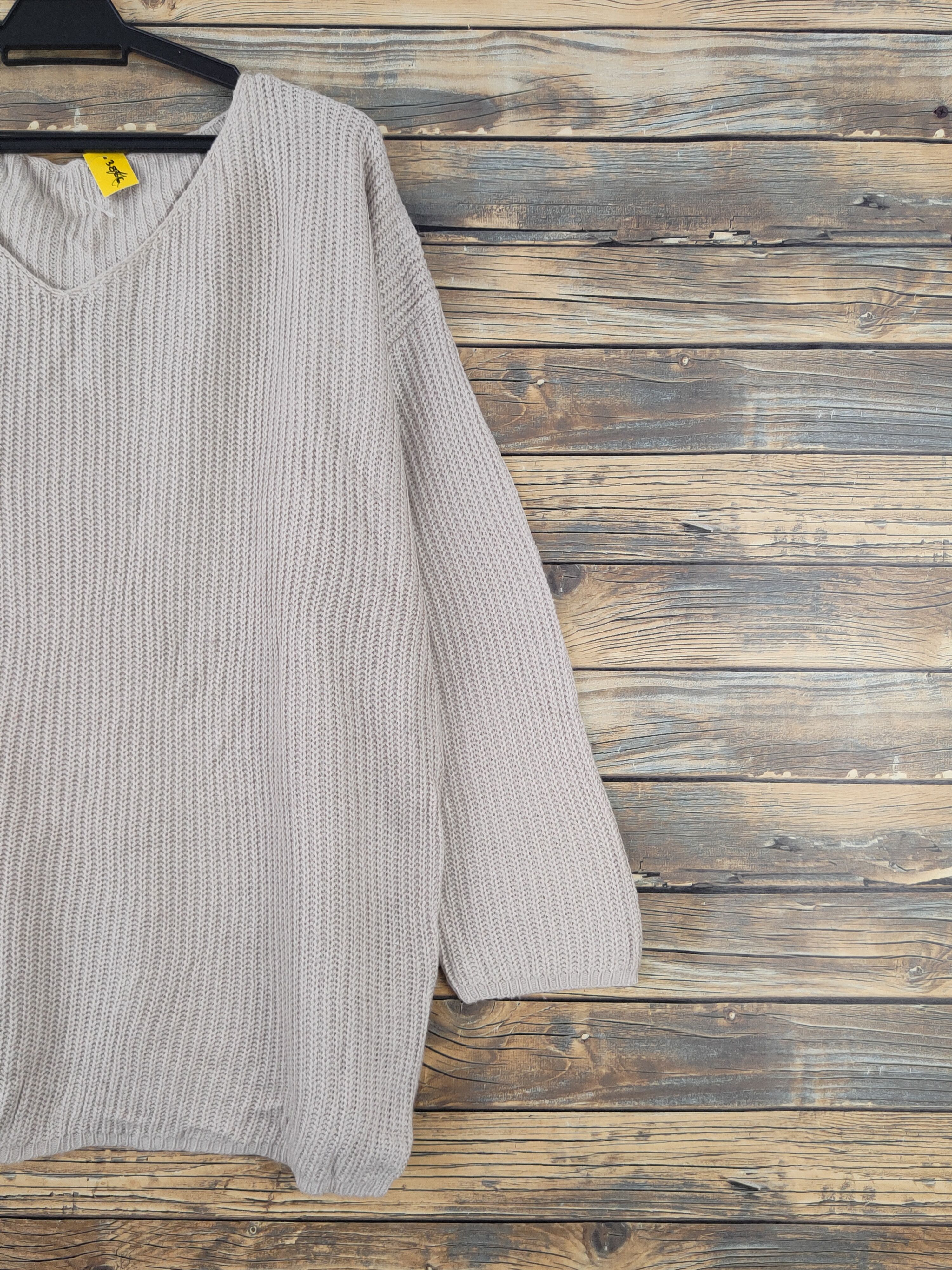Vintage Titivate Beige Knitwear Sweatshirts #W1827 Size L / US 10 / IT 46 - 5 Thumbnail