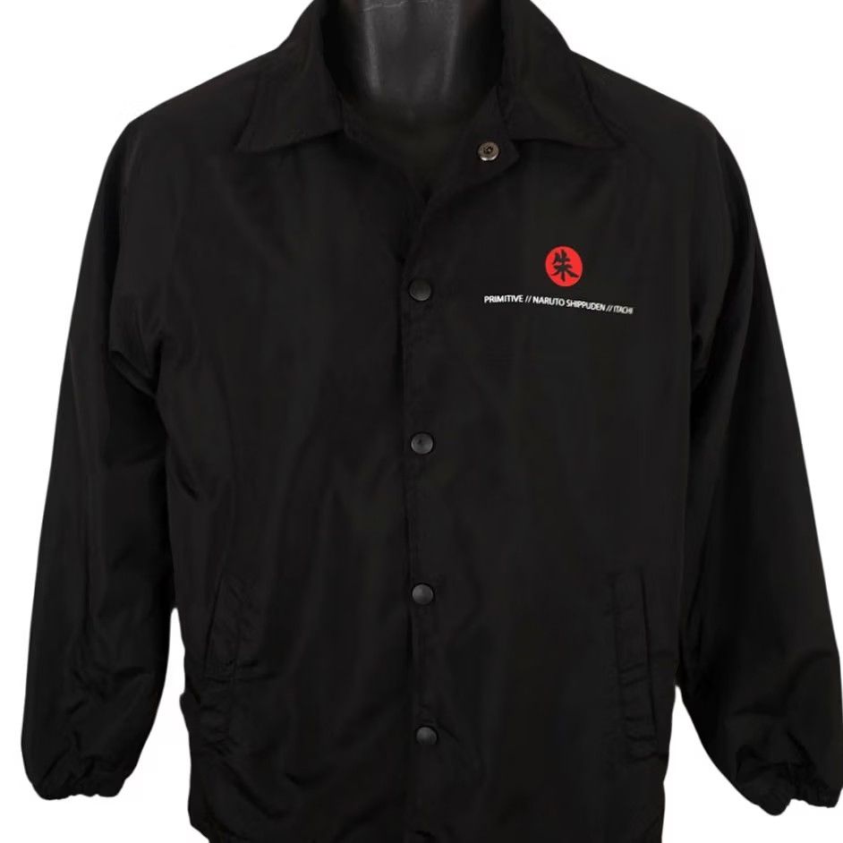 Coach Naruto Shippuden Coach Jacket Mens Size Small Black Primitive Itachi Anime Size US S / EU 44-46 / 1 - 2 Thumbnail