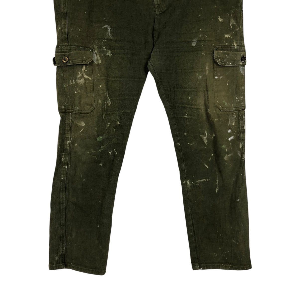 Japanese Brand 🔥VINTAGE WORKER PANTS CARGO PAINT DESIGN DICKIES USA Size US 36 / EU 52 - 7 Thumbnail
