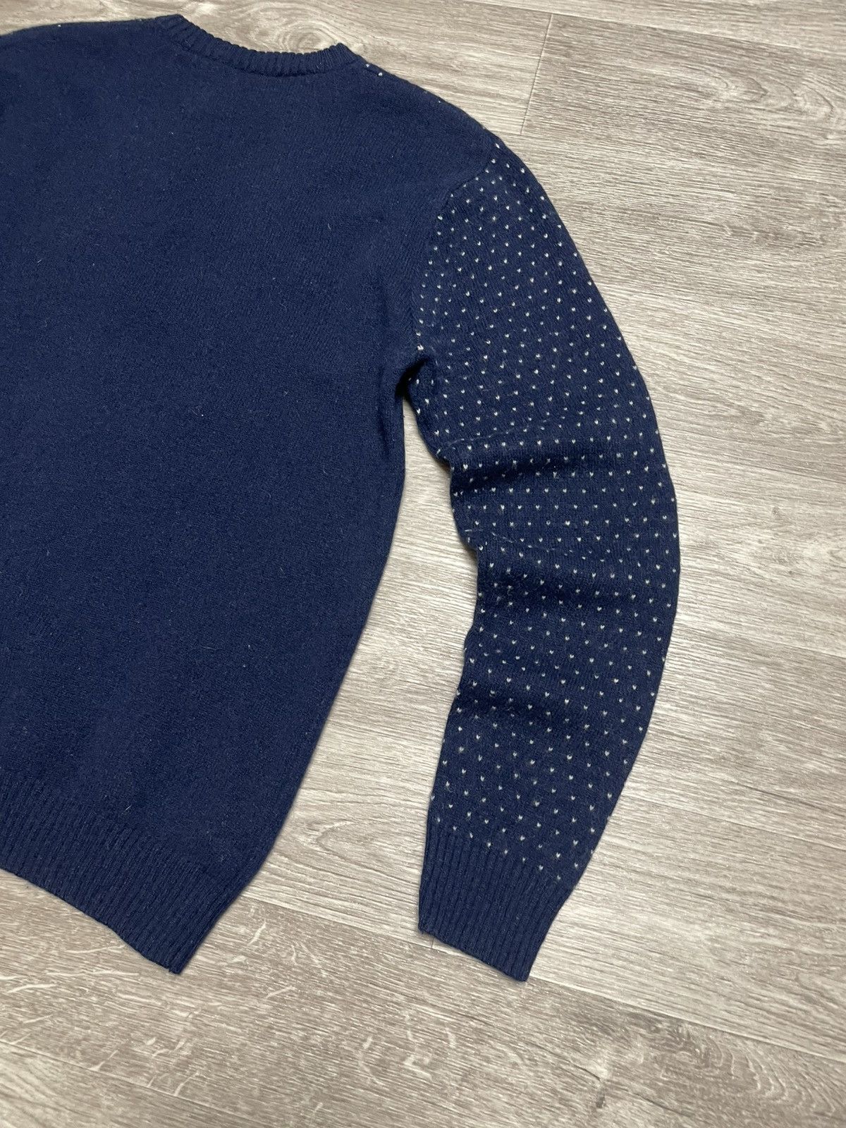 Gant GANT Wool Sweater Snow Scene Vintage Winter Knit Navy Size US XL / EU 56 / 4 - 16 Thumbnail