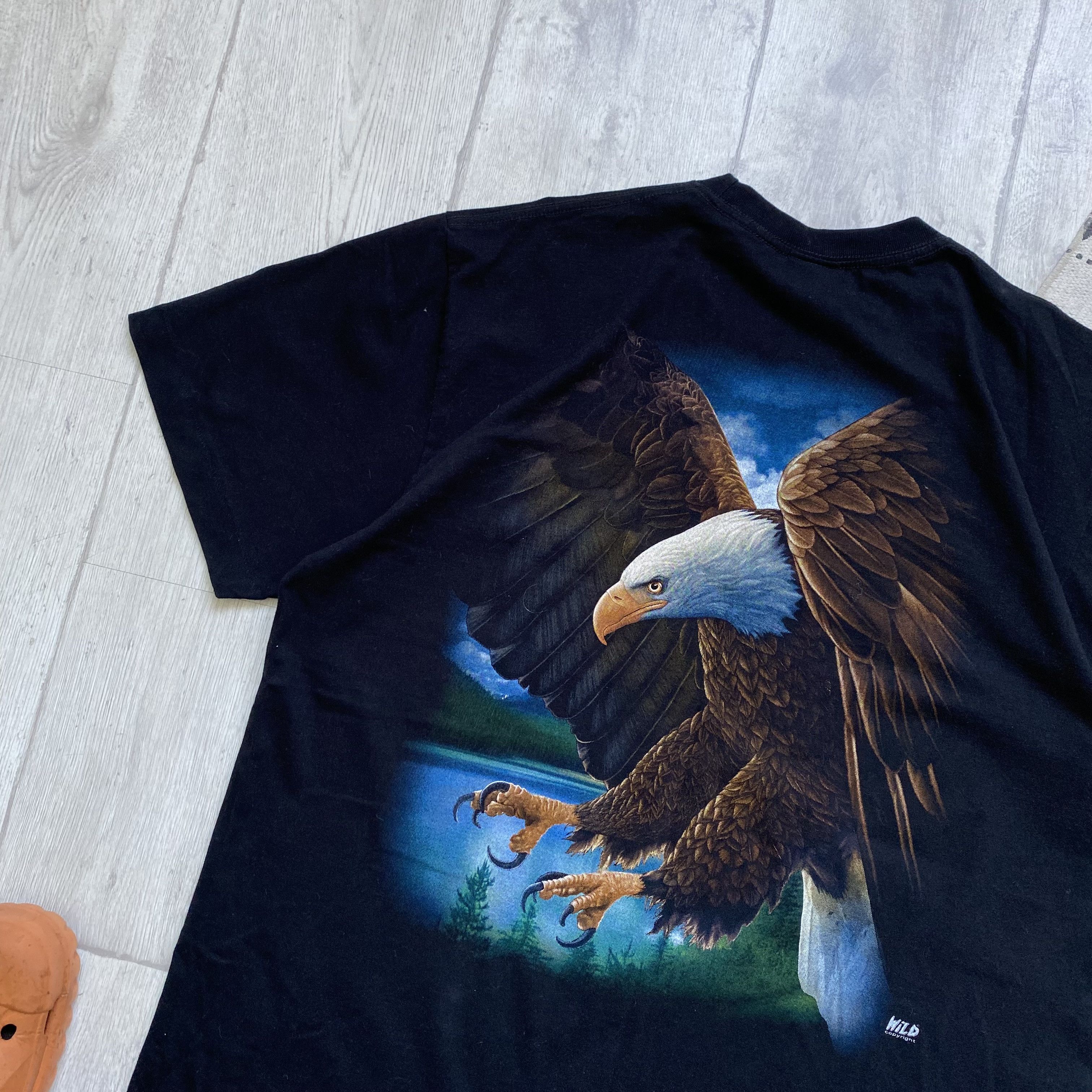 Harley Davidson 🦅 Vintage USA Eagle tee Mountain Forest Harley Davidson Size US XL / EU 56 / 4 - 9 Thumbnail