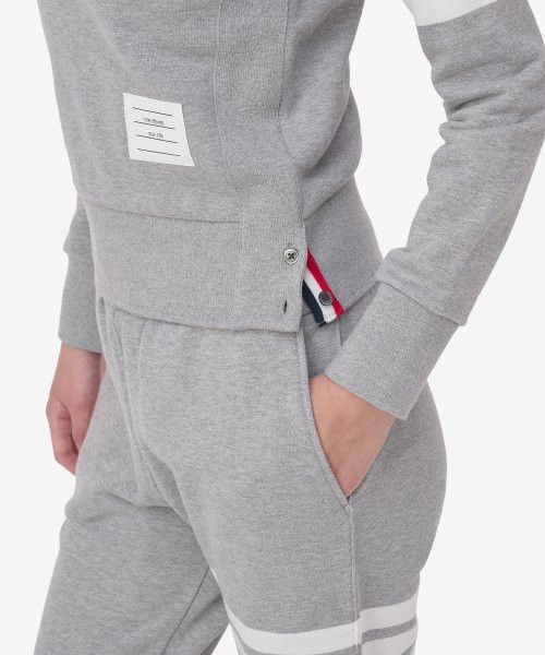 Thom Browne o1s22i1n0924 4-Bar Crewneck Sweater in Grey Size M / US 6-8 / IT 42-44 - 3 Thumbnail