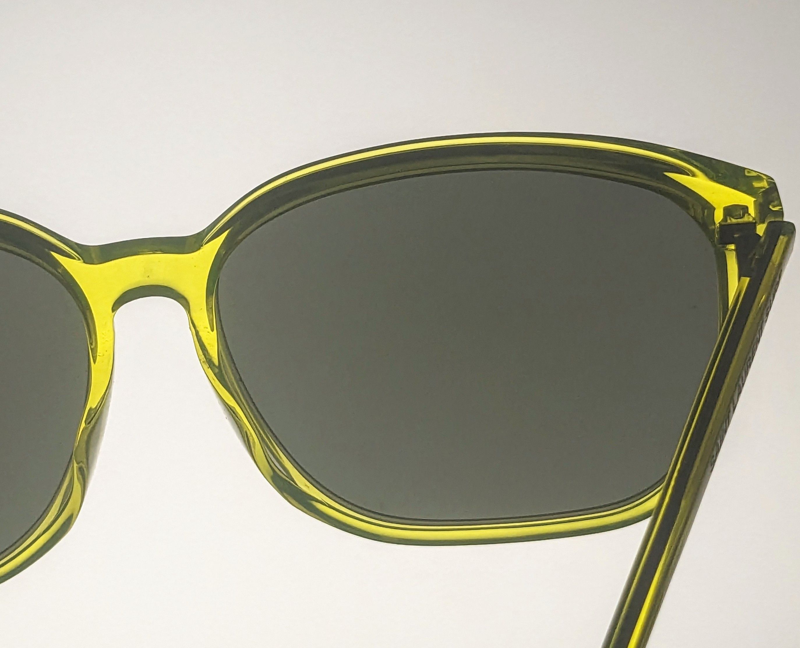 Saint Laurent Paris Saint Laurent Paris SL 37 Sunglasses Green Square SLP YSL Size ONE SIZE - 10 Thumbnail