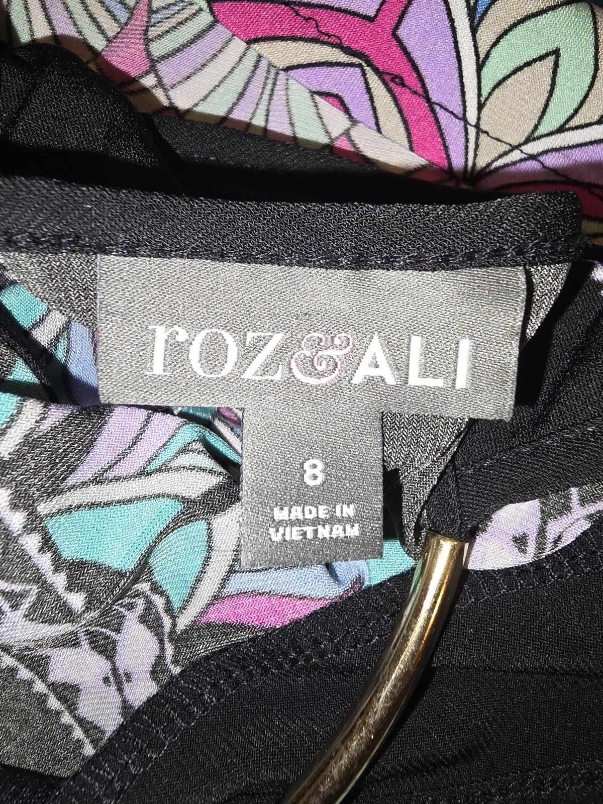 Designer Vibrant Roz & Ali Maxi Dress for Effortless Style Size M / US 6-8 / IT 42-44 - 4 Thumbnail