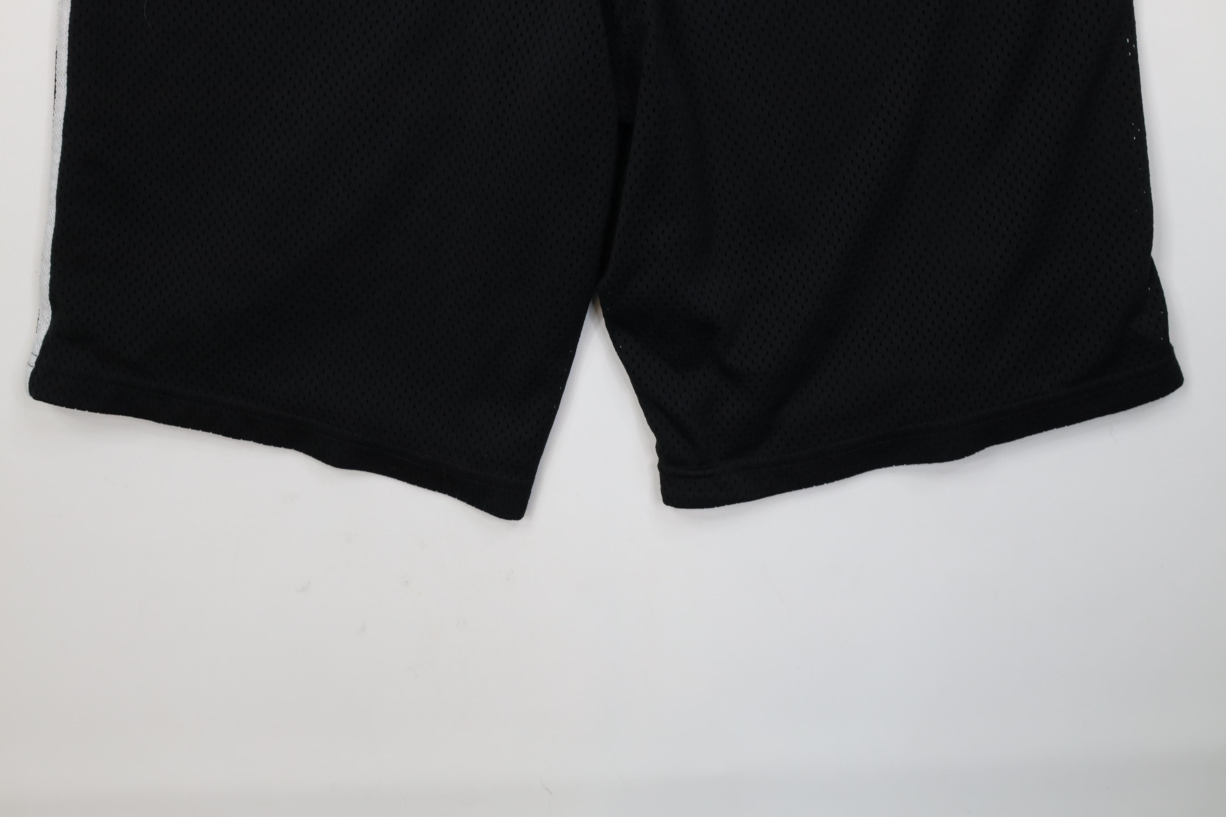 Nike Vintage Y2K Nike Scott Mini Swoosh Striped Mesh Shorts Black Size US 34 / EU 50 - 10 Thumbnail