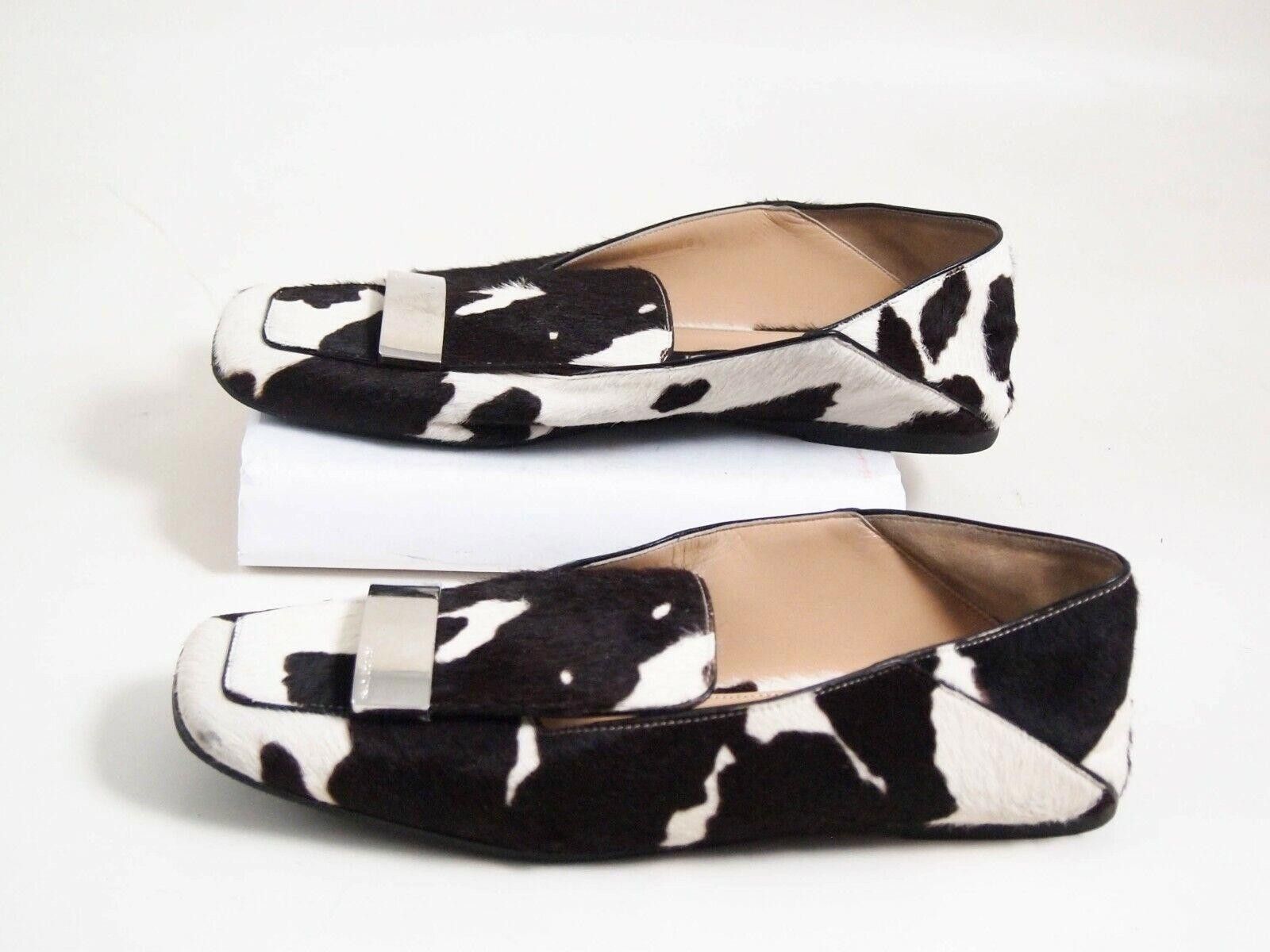 Sergio Rossi Sergio Rossi SR1 Mules Loafers Brown Cowhide EU 38.5 US 8.5 Size US 8.5 / IT 38.5 - 3 Thumbnail