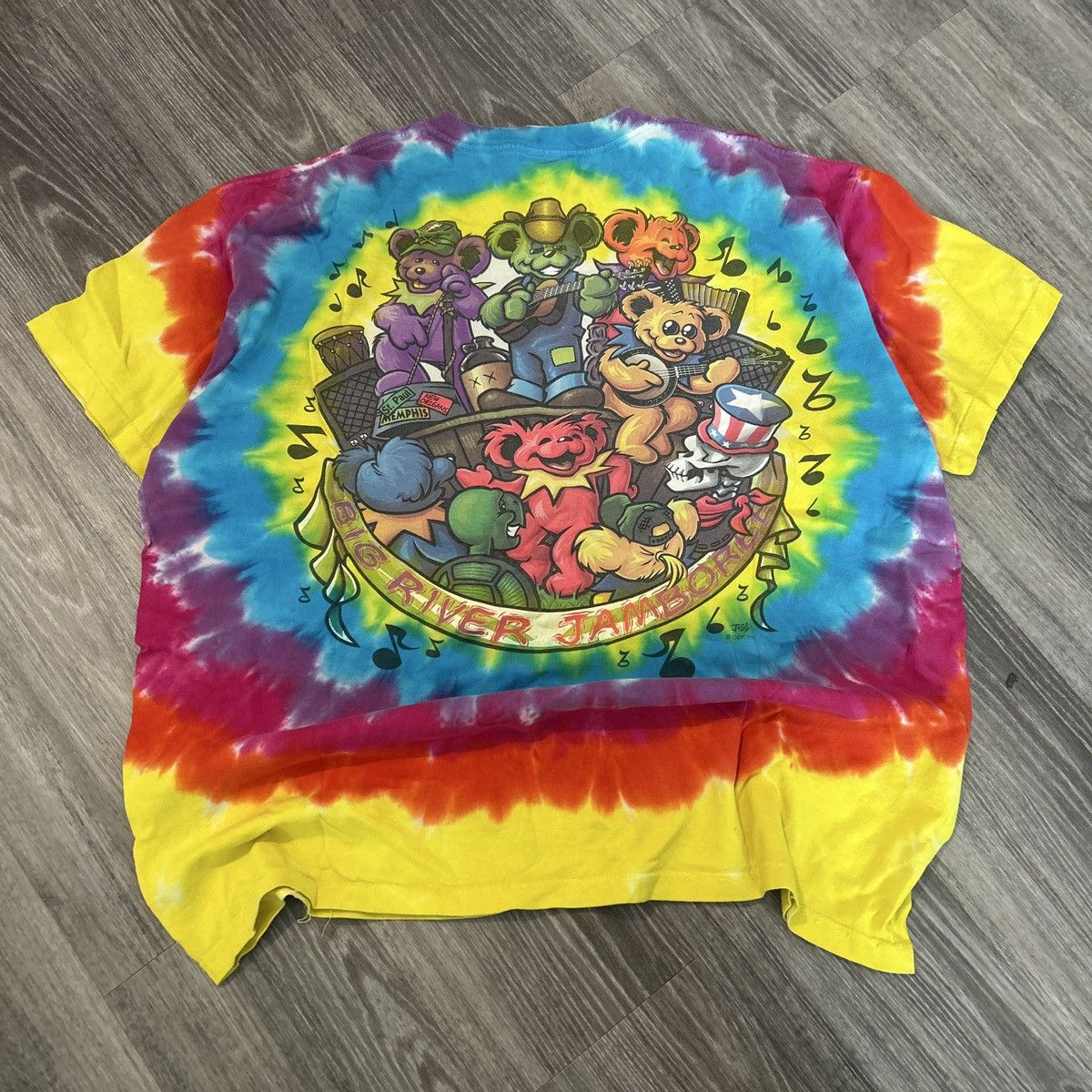 Band Tees Grateful Dead Bear Jamboree tie-dye t-shirt XL Liquid blue Size US XL / EU 56 / 4 - 5 Thumbnail