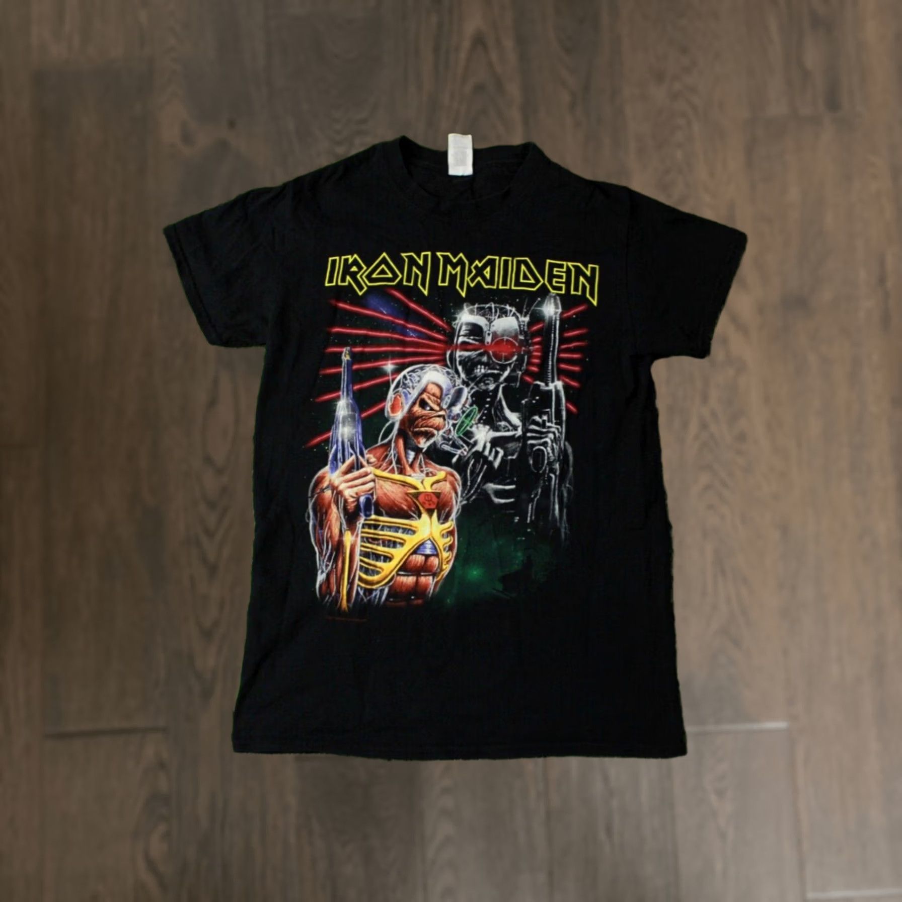 Gildan IRON MAIDEN SOMEWHERE IN TIME 2017 SHIRT JERSEY TEE GILDAN ORIGINAL SIZE S SMALL BLACK MEN SHIRT Somewhete Size US S / EU 44-46 / 1 - 1 Thumbnail
