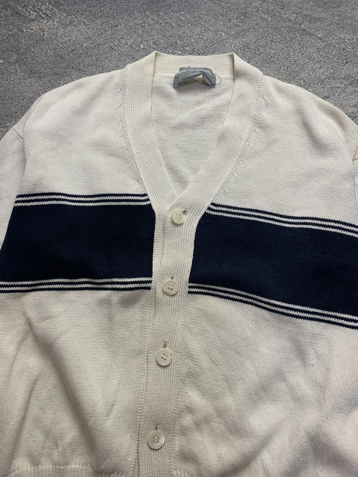 Comme des Garcons 🐍SOLD🐍Vintage COMME des GARCONS Homme Cardigan Size US M / EU 48-50 / 2 - 3 Thumbnail