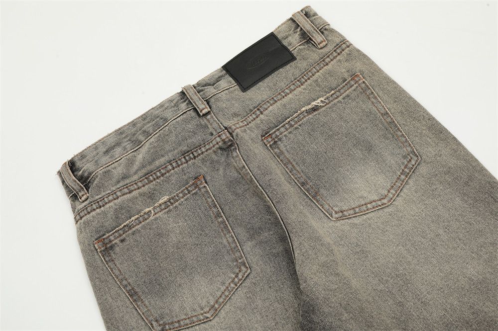 Vintage Men's hippie trend distressed washed flared jeans Size US 32 / EU 48 - 6 Thumbnail
