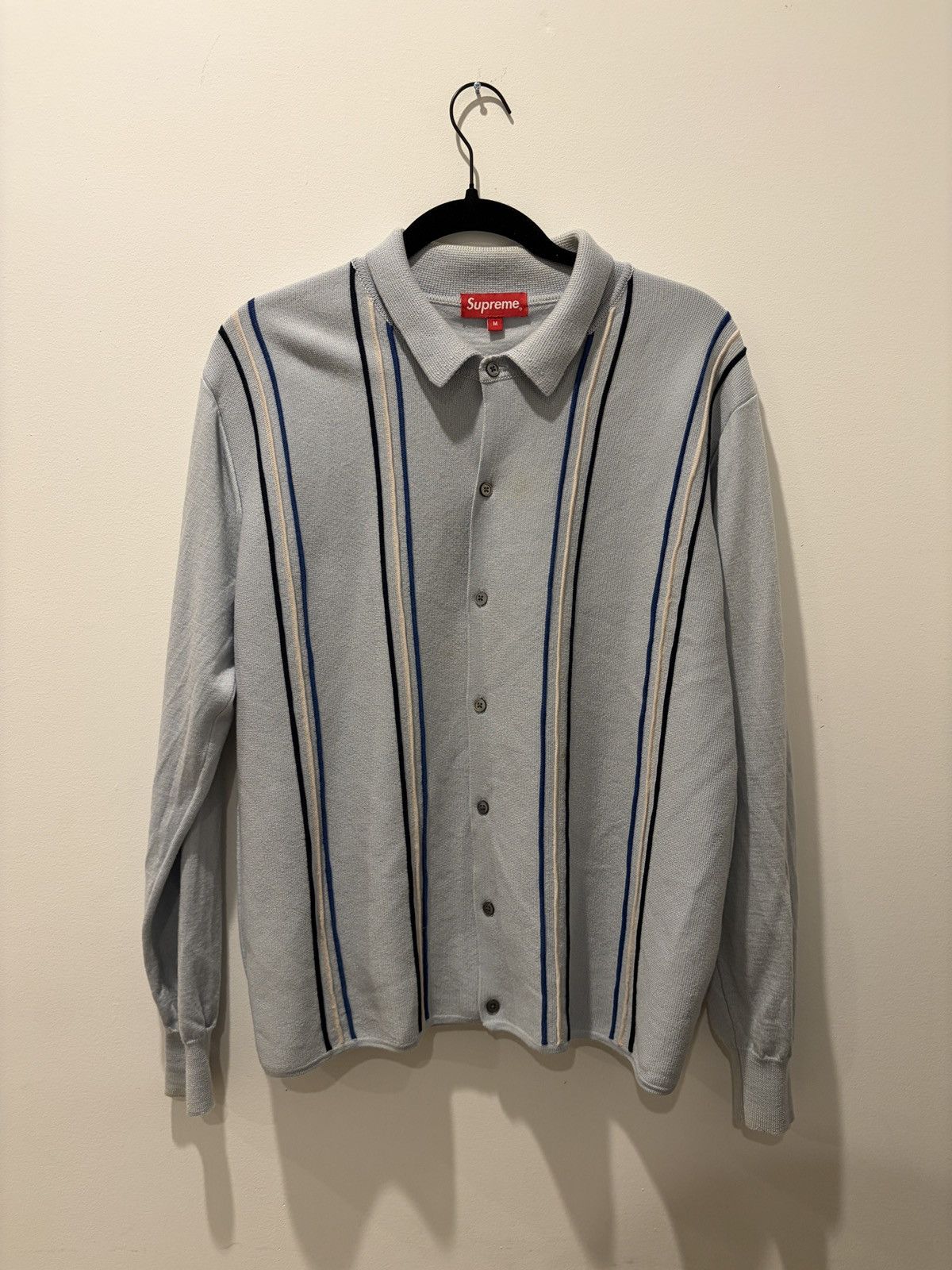 Supreme Supreme micro stripe cardigan | Grailed
