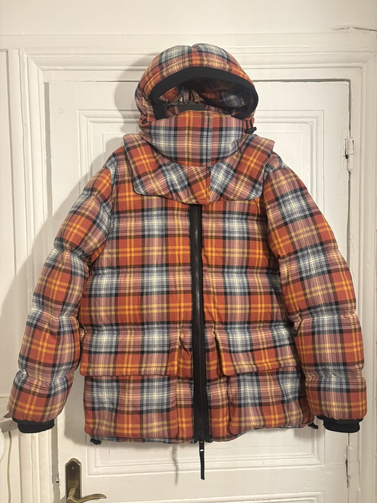 Burberry BURBERRY - Quilted Checked Cotton-Twill Down Hooded Jacket Size US L / EU 52-54 / 3 - 1 Thumbnail